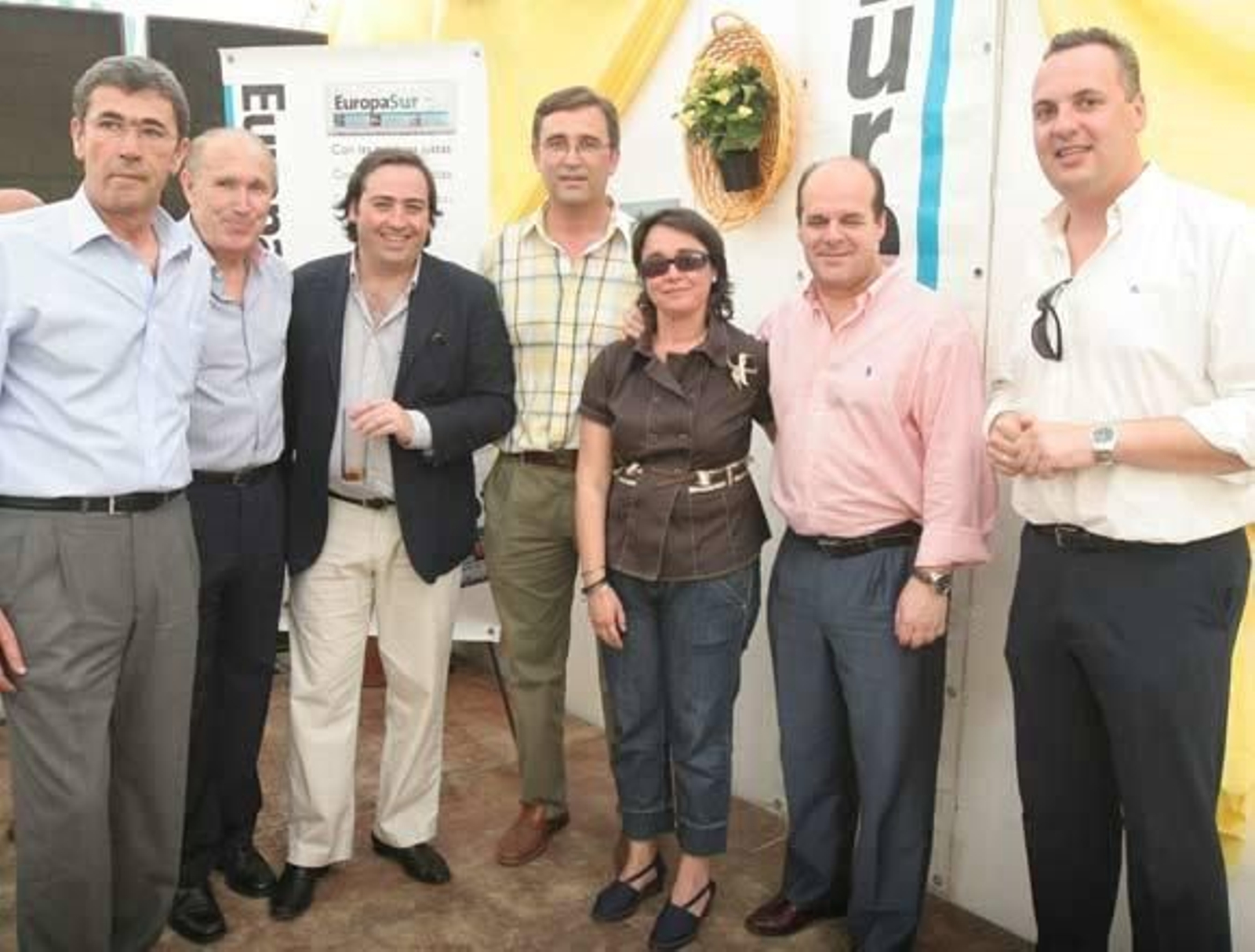 Autoridades de la comarca brindan en la Feria algecireña con ‘Europa Sur’