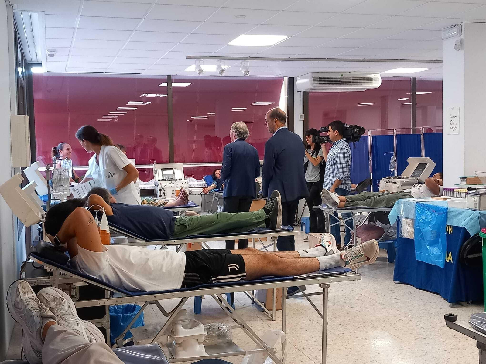 Donantes en el Centro Cívico Zaidín