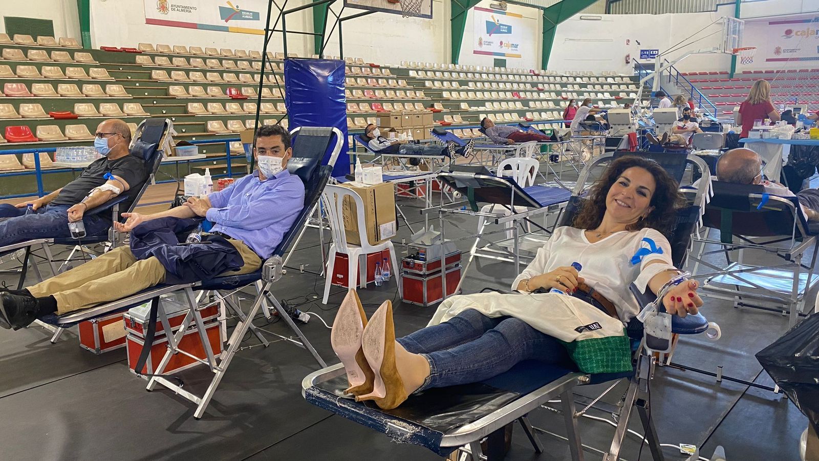 Hasta las 14:00 horas se había contabilizado más de 300 donaciones