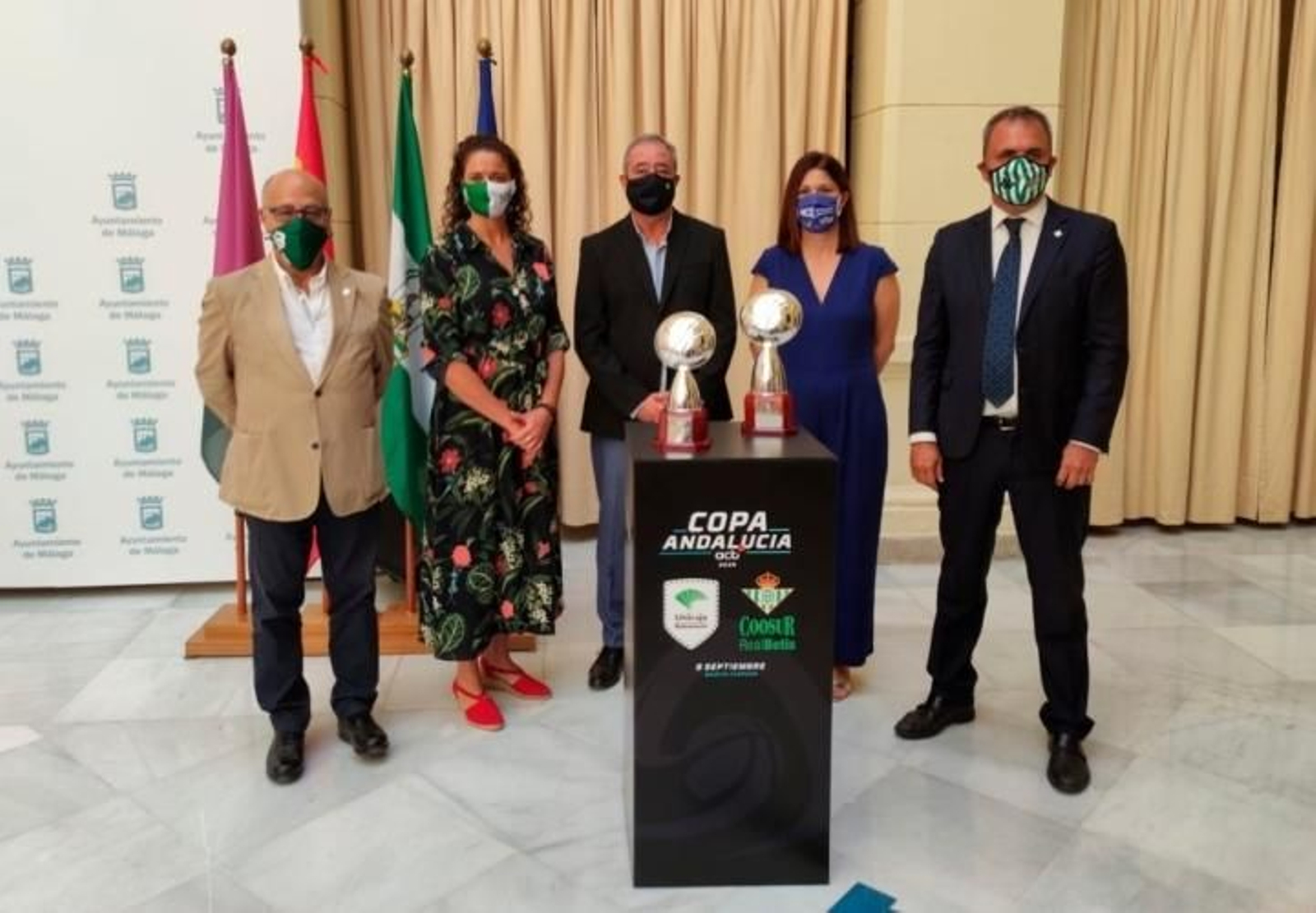 Foto del acto de presentación de una nueva edición de la Copa de Andalucía.