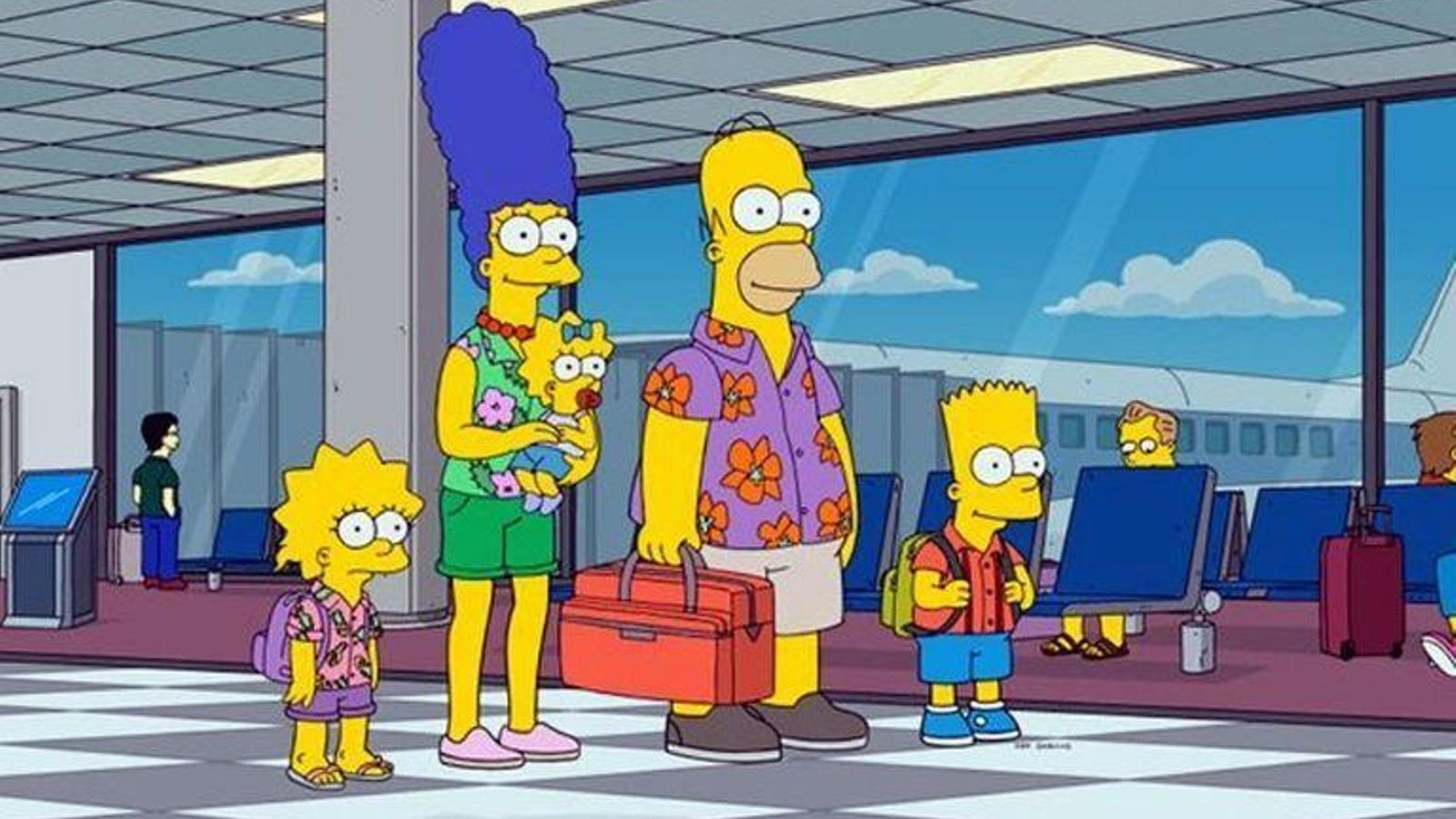 La familia Simpson.