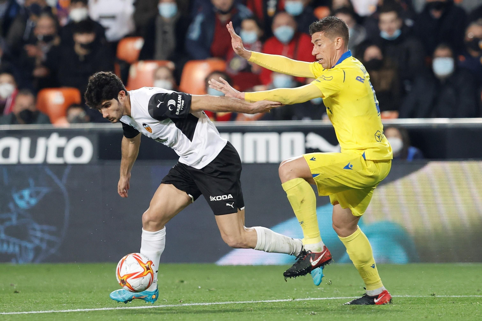 Partido de Copa del Rey entre Valencia CF y Cádiz CF