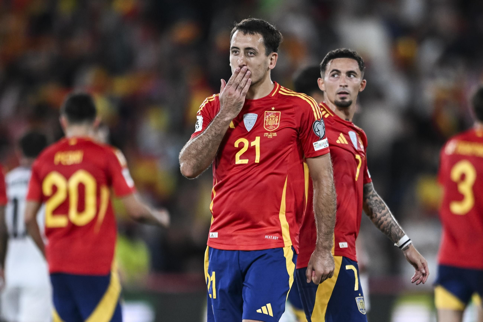 Las mejores fotos del España-Georgia