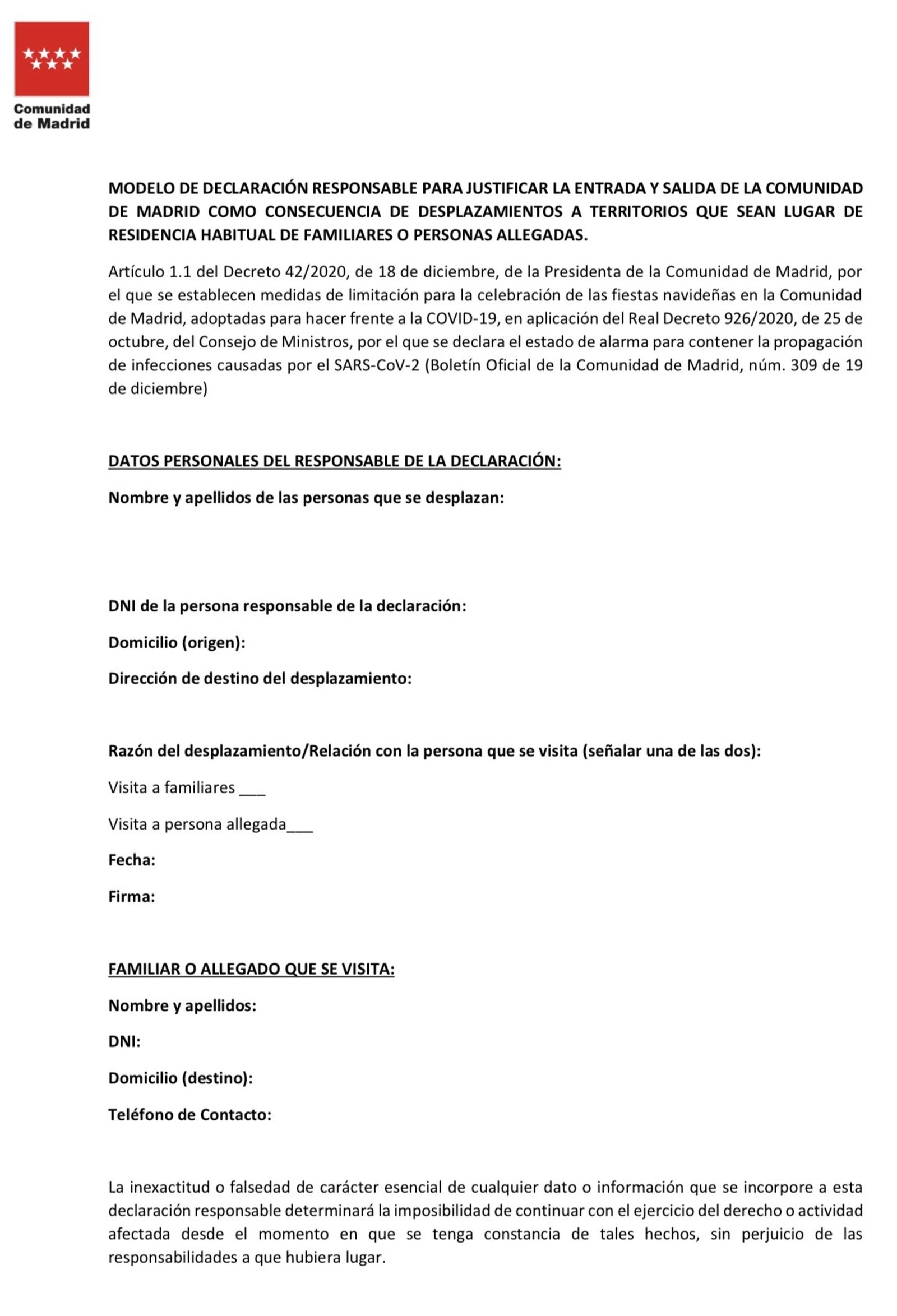 Documento Comunidad de Madrid