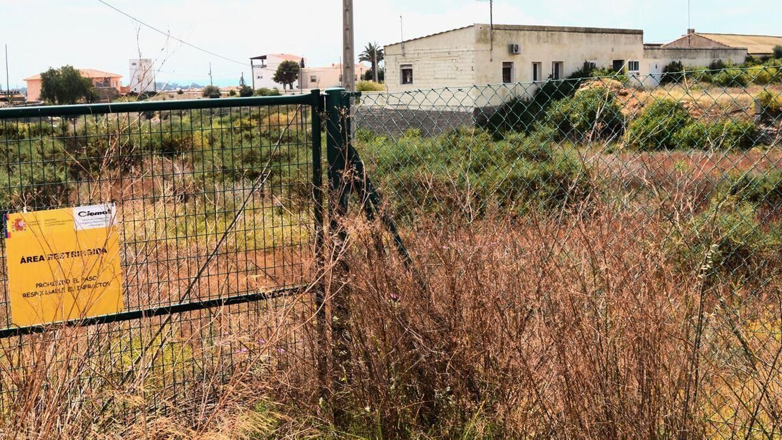 Casa propiedad del CIEMAT dentro del núcleo urbano de Palomares.
