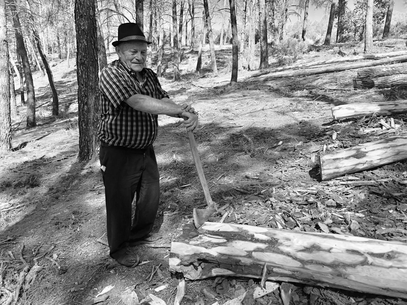 Así trabajaban los pineros de Segura.