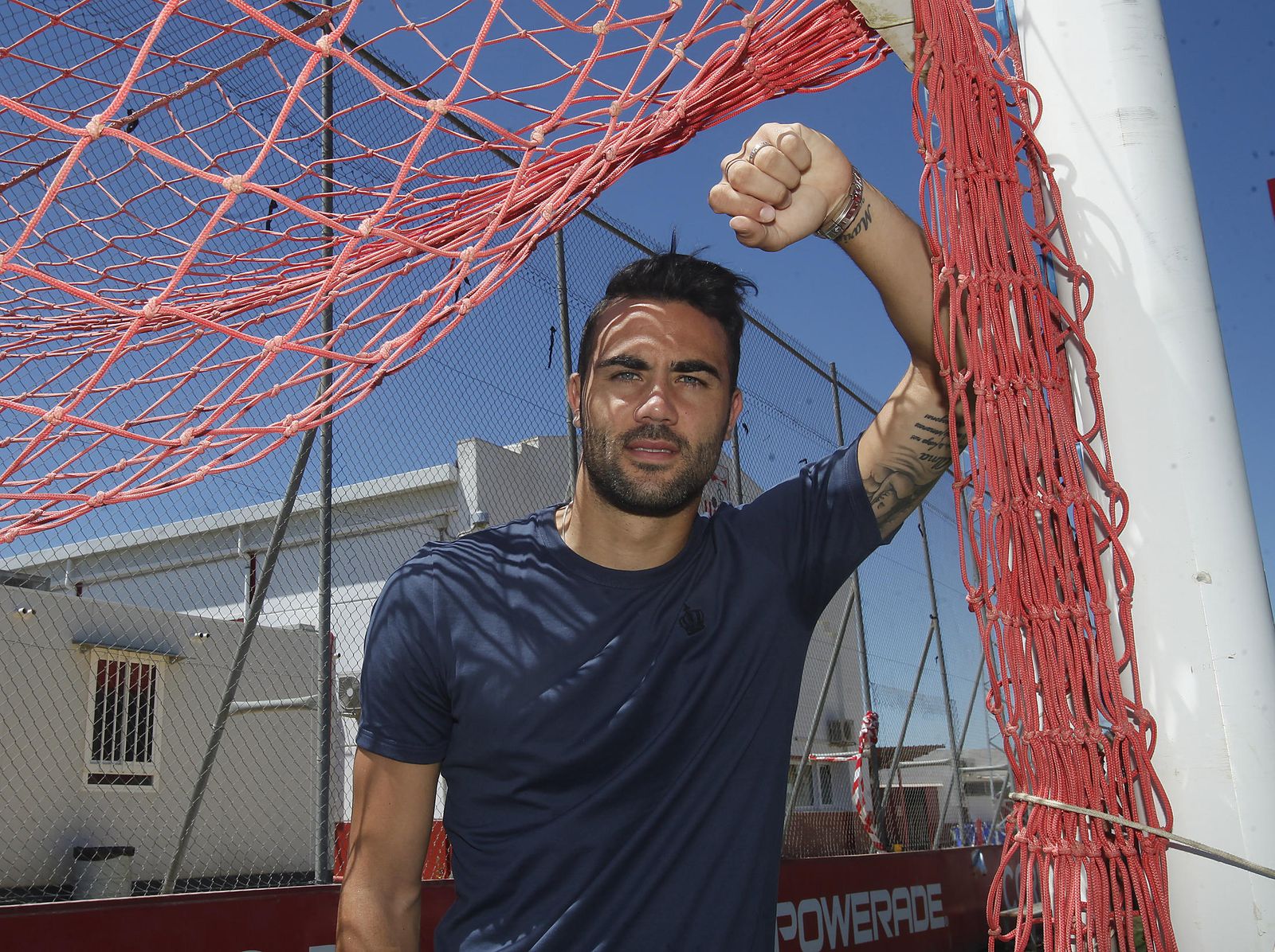 Iborra durante la entrevista