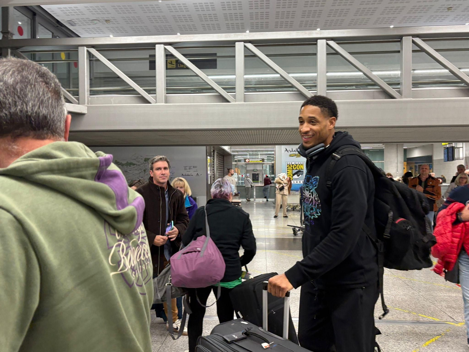 Augustine Rubit, primeras fotos en Málaga