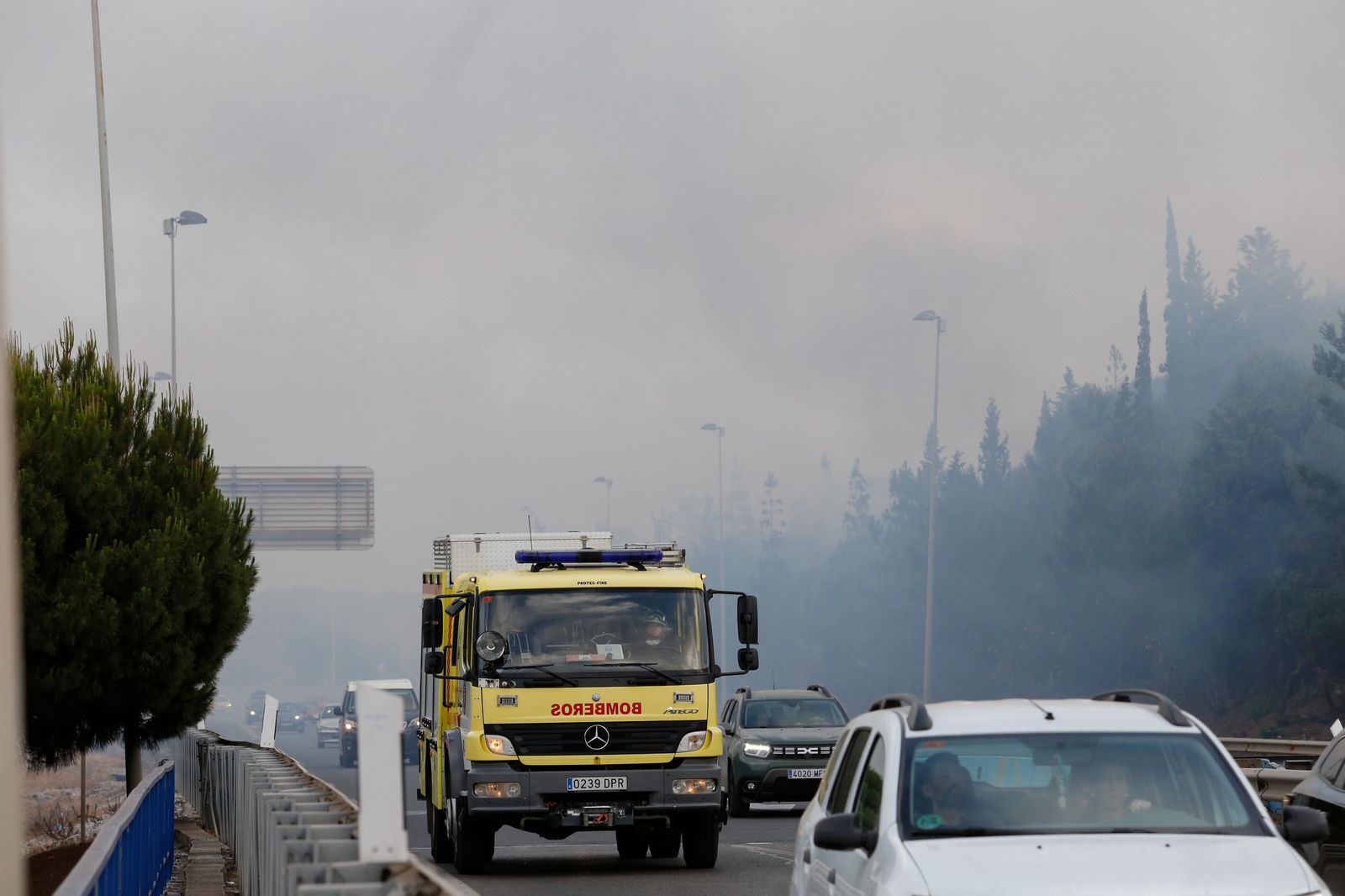Las fotos del incendio de este viernes en Algeciras