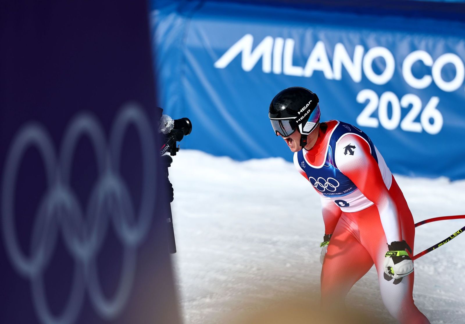 Las espectaculares fotos del descenso masculino en los Juegos Olímpicos de invierno