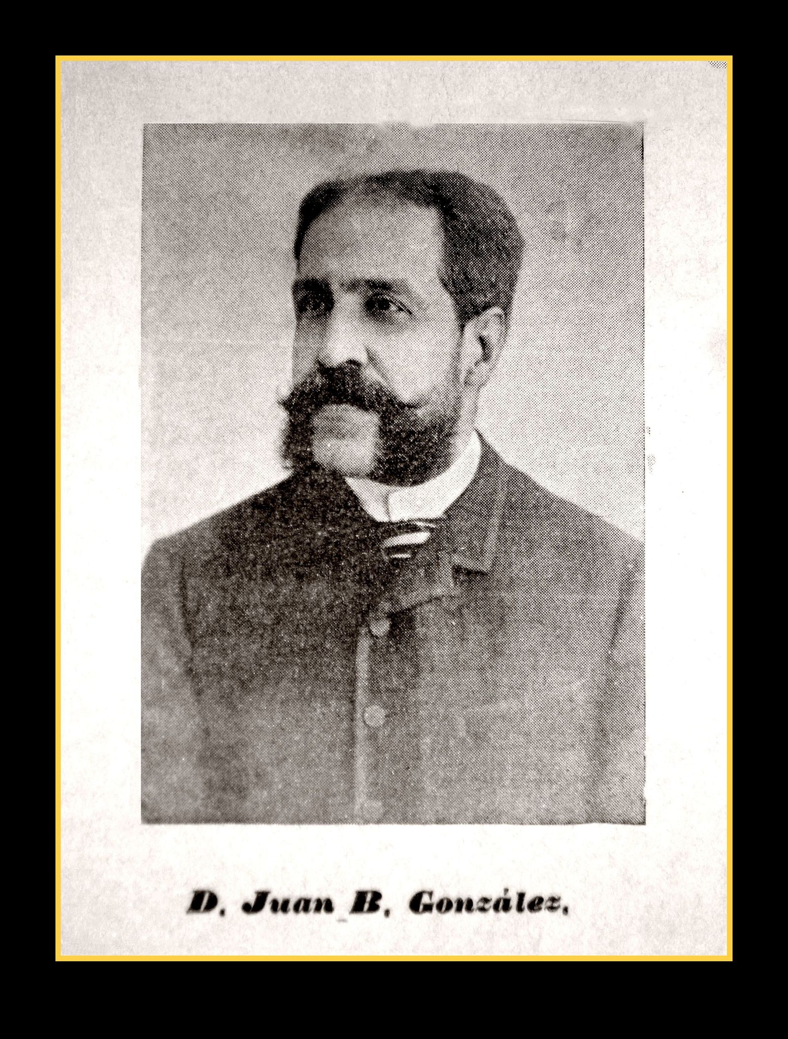 Retrato de Juan B. González del Villar.