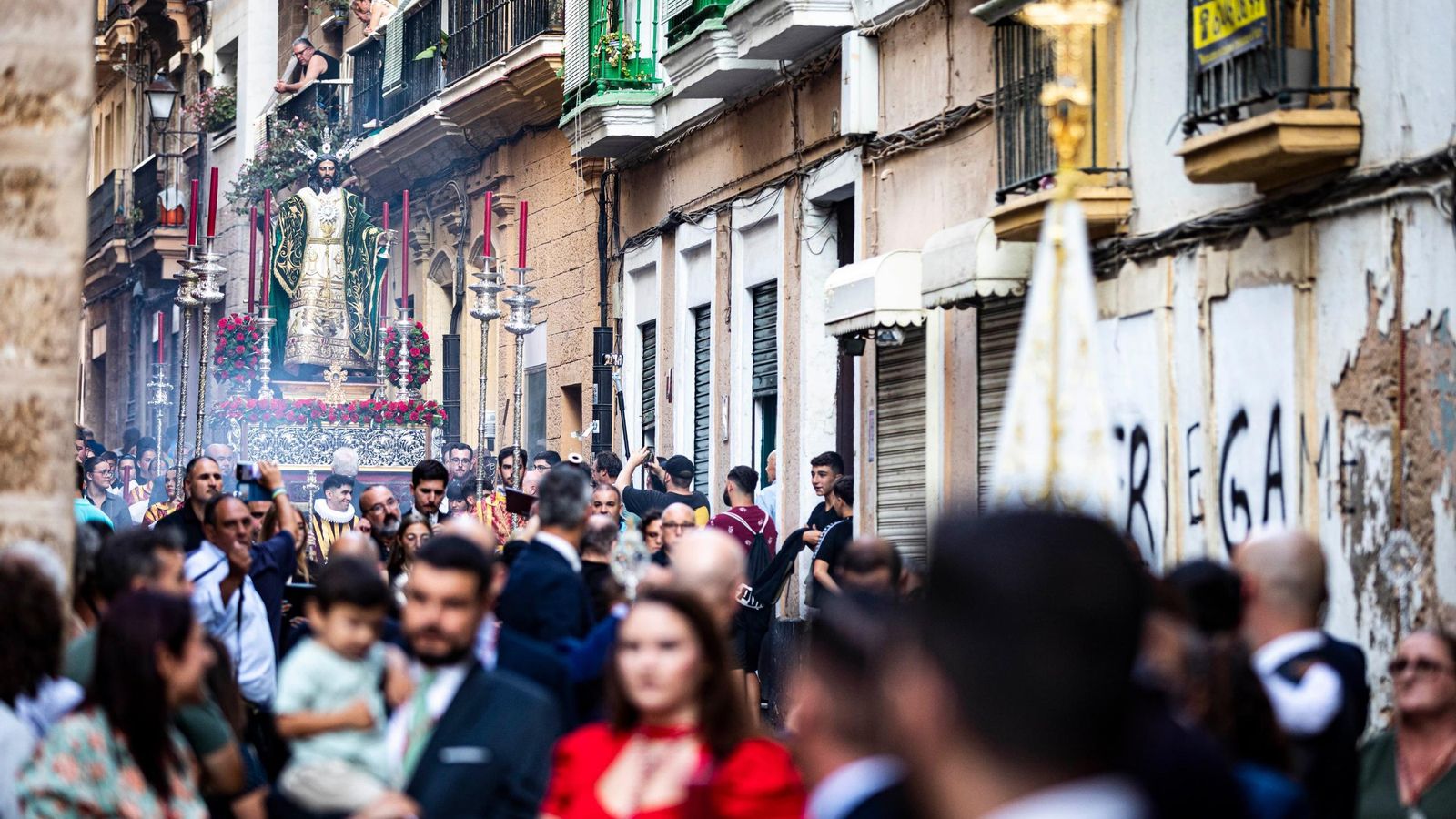 El encuentro del Señor de La Cena y la Virgen de los Dolores