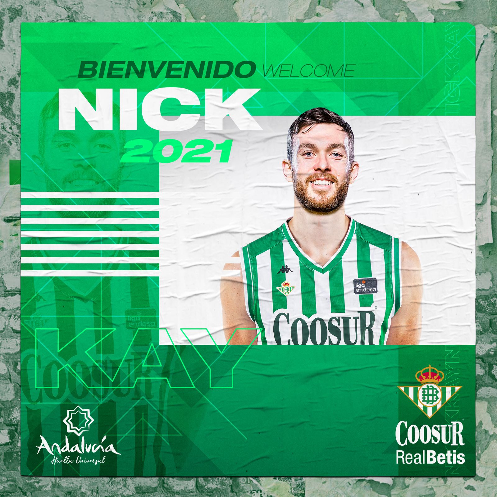 El anuncio del fichaje de Nick Kay.