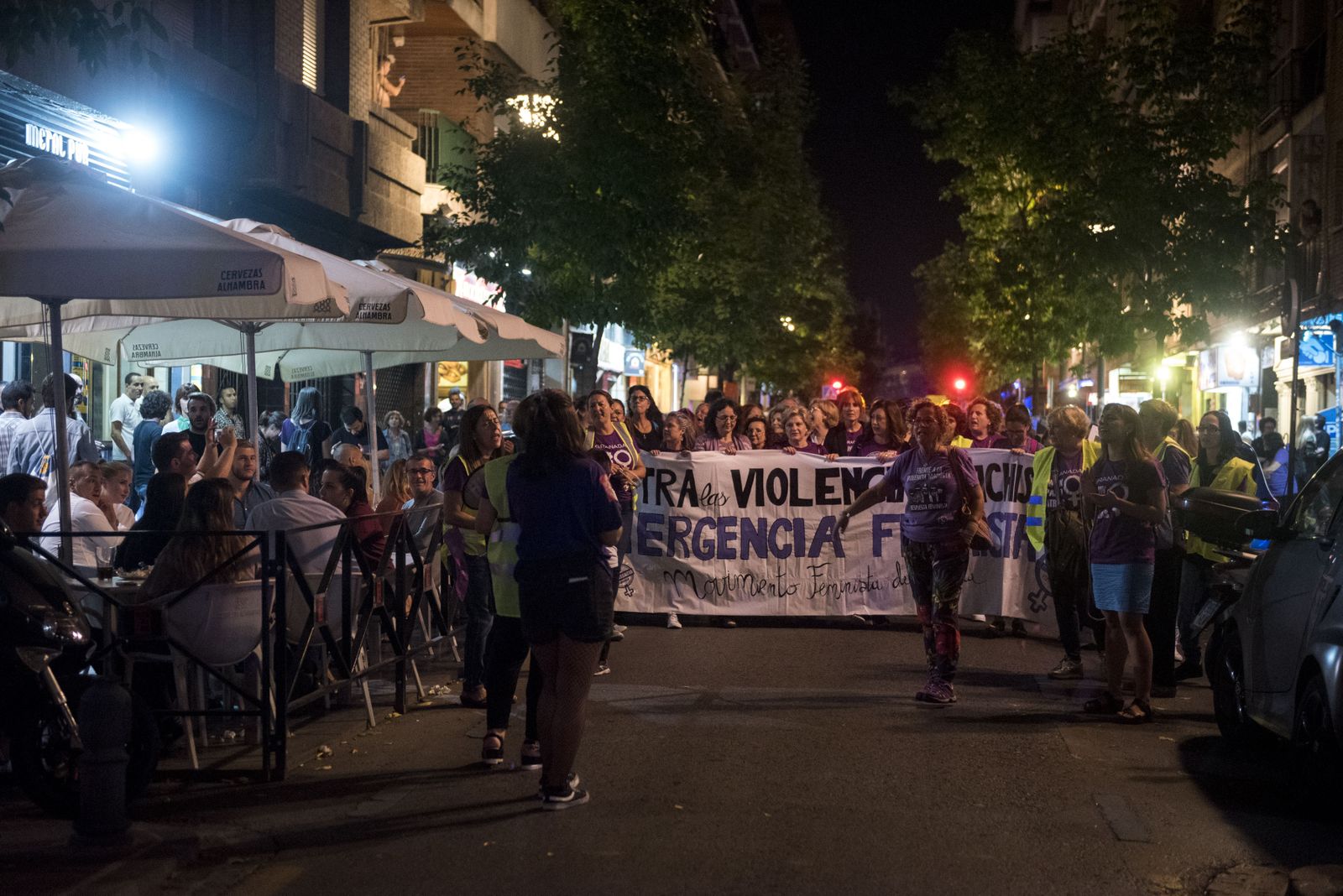 Imágenes de la manifestación por la 'emergencia feminista'