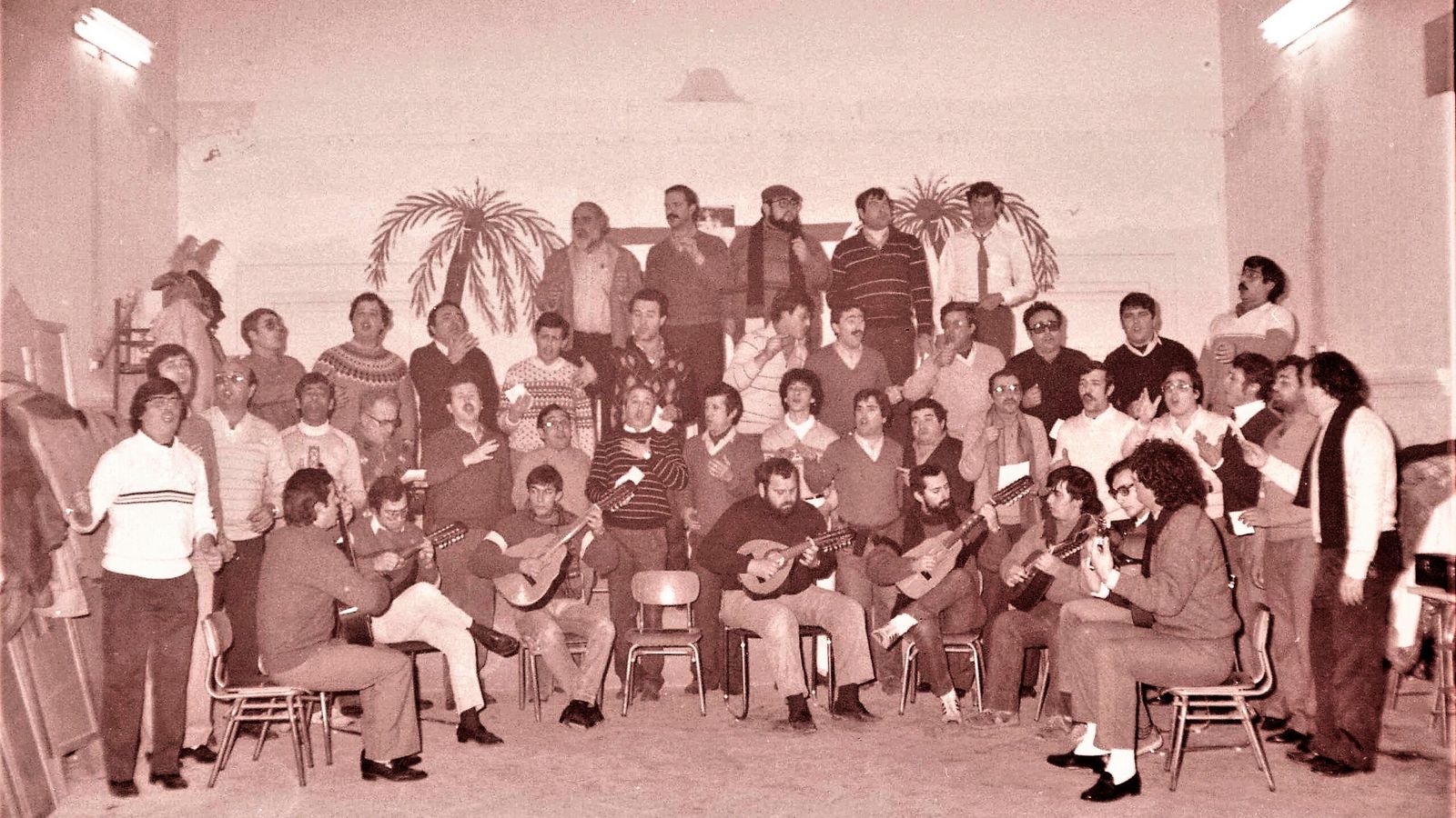 El coro de La Salle Viña 'Una señora corrida' (1985).