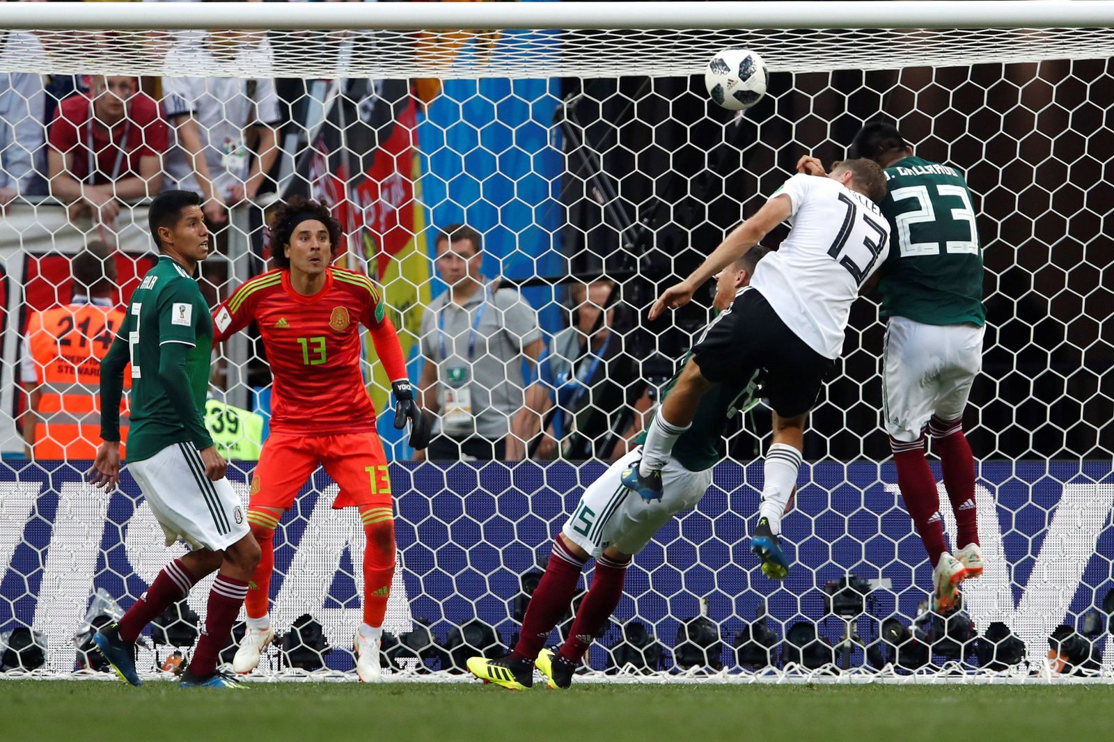 Las imágenes del Alemania-México