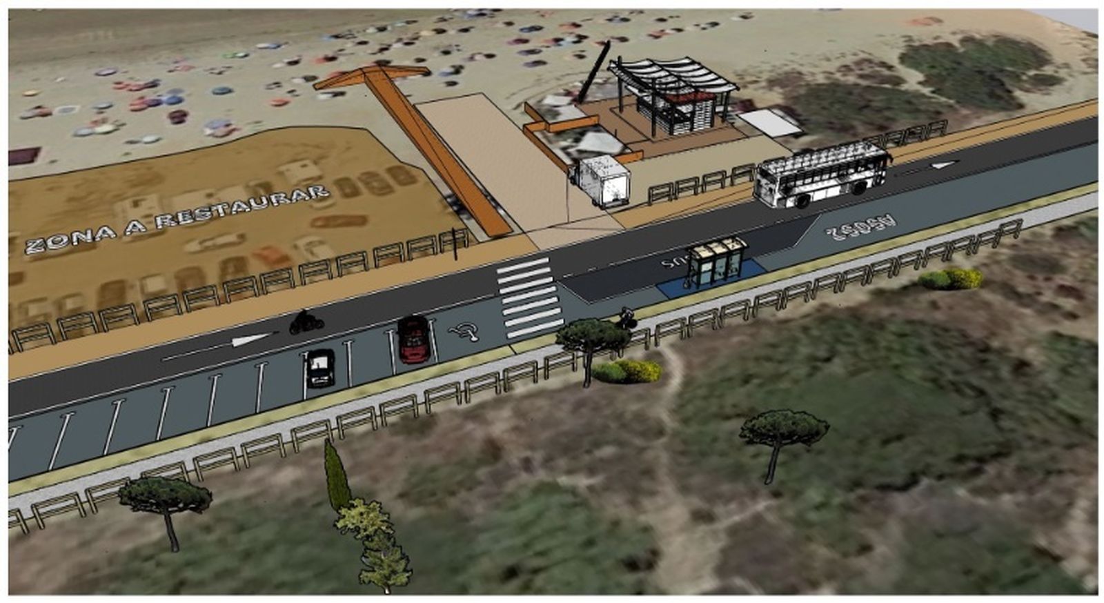 Imagen del proyecto de reparación de La Bota