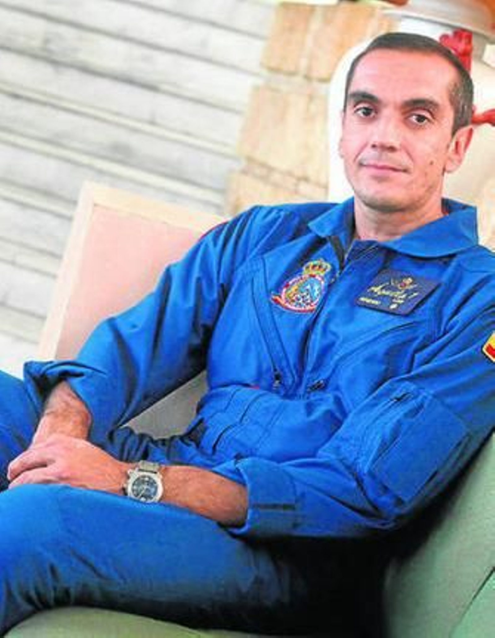 Sánchez-Heredero, quien dirigirá hoy a la Patrulla Águila. Sánchez-Heredero, quien dirigirá hoy a la Patrulla Águila.