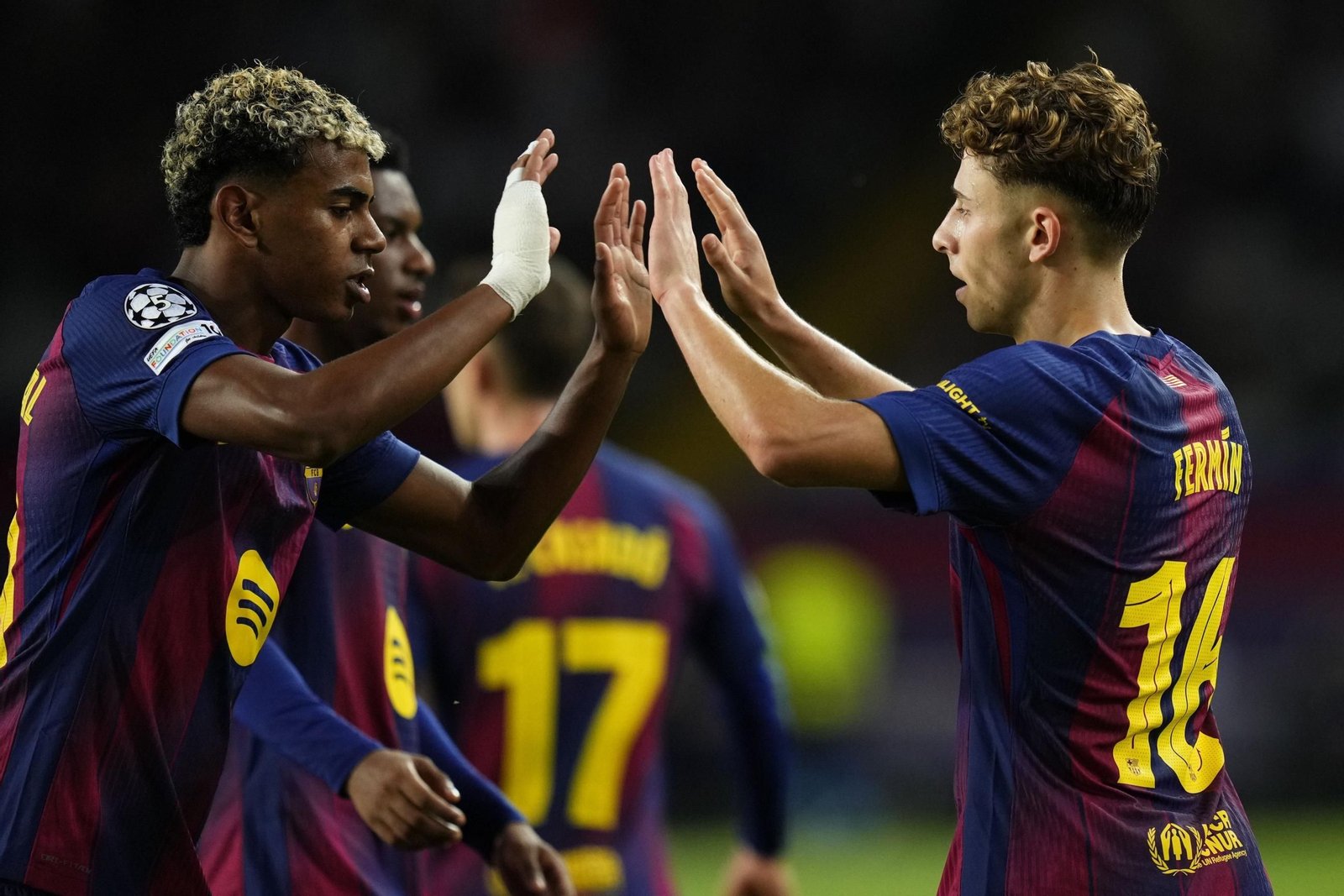 Las fotos del Barcelona-Olympiacos