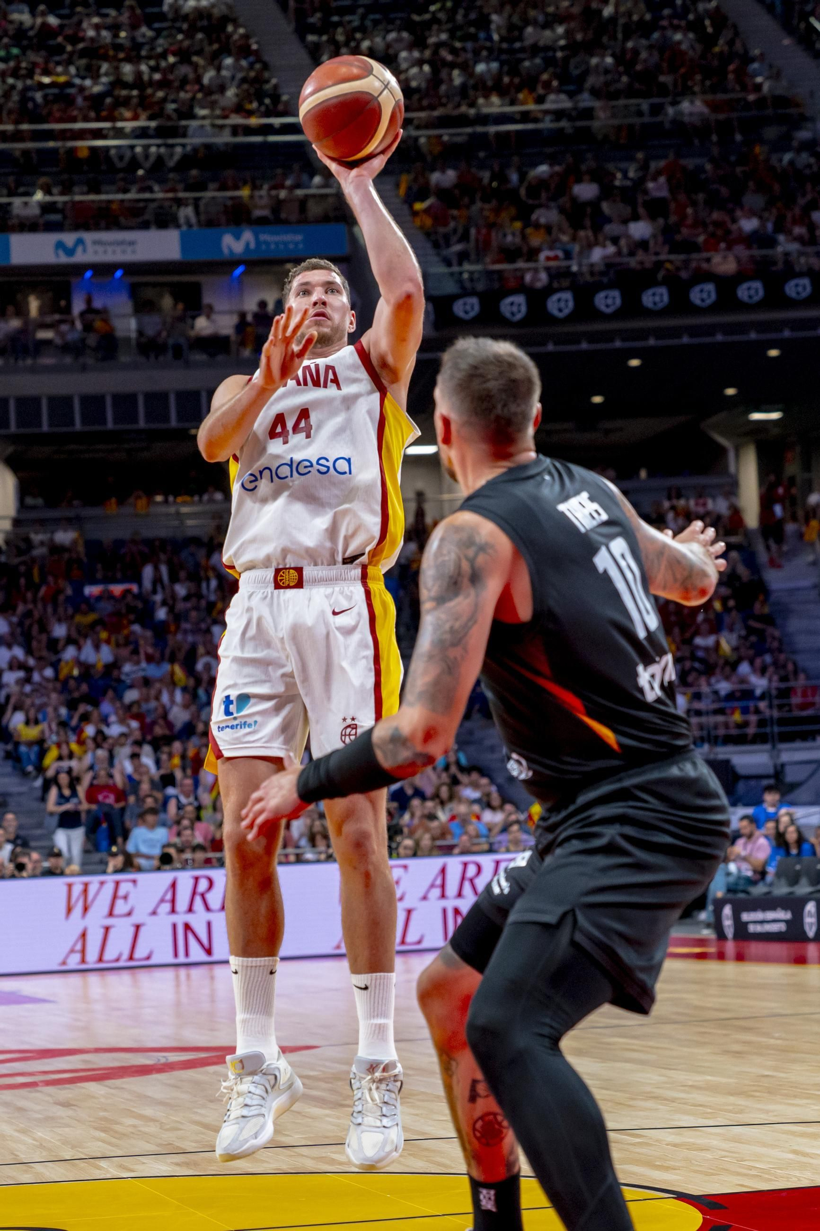 Las mejores fotos del España-Alemania de baloncesto
