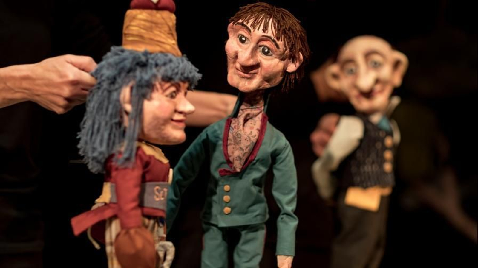 Uno de los momentos de la obra de títeres La costurerita valiente. Uno de los momentos de la obra de títeres La costurerita valiente.