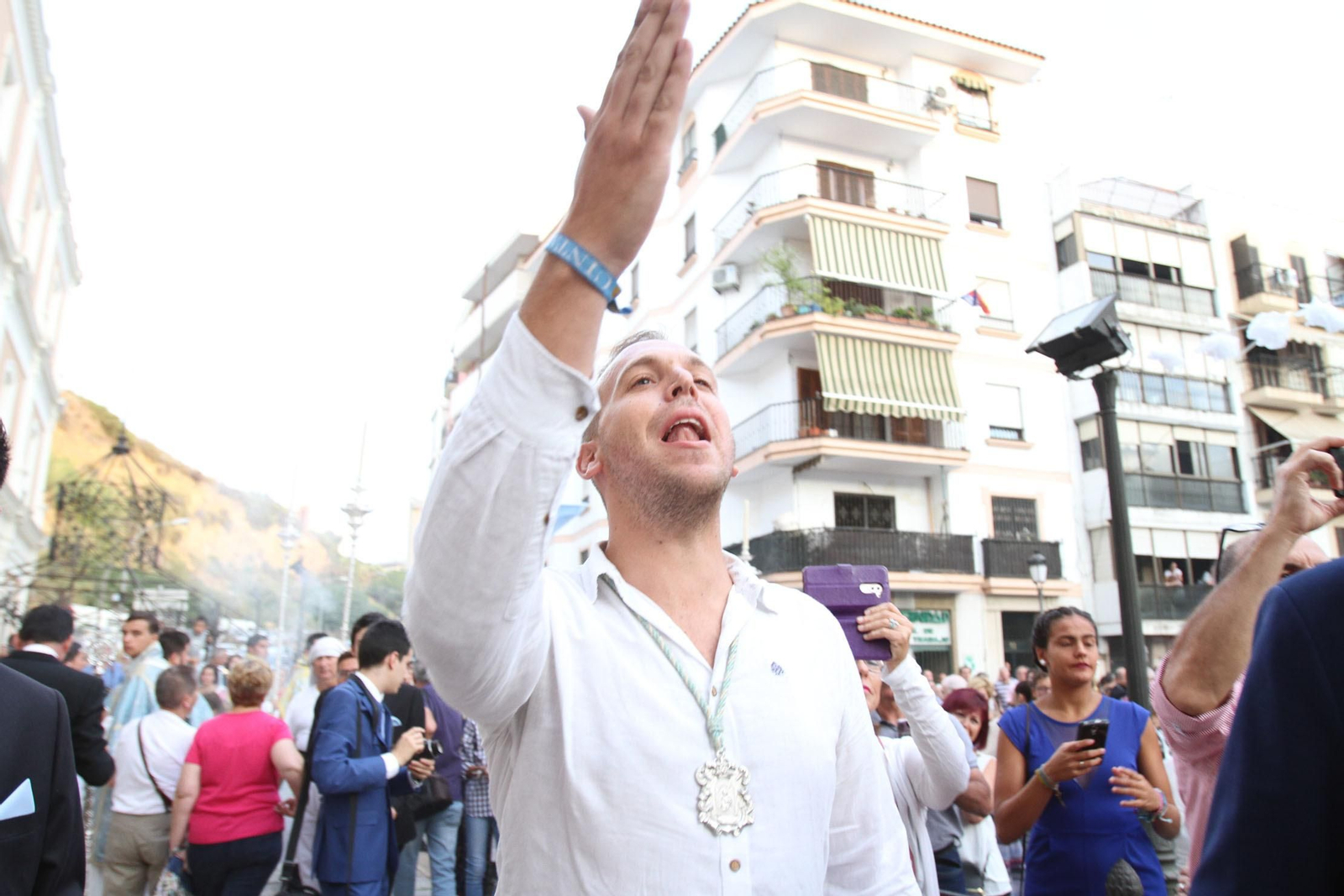 Procesión solemne de la Virgen de la Cinta.