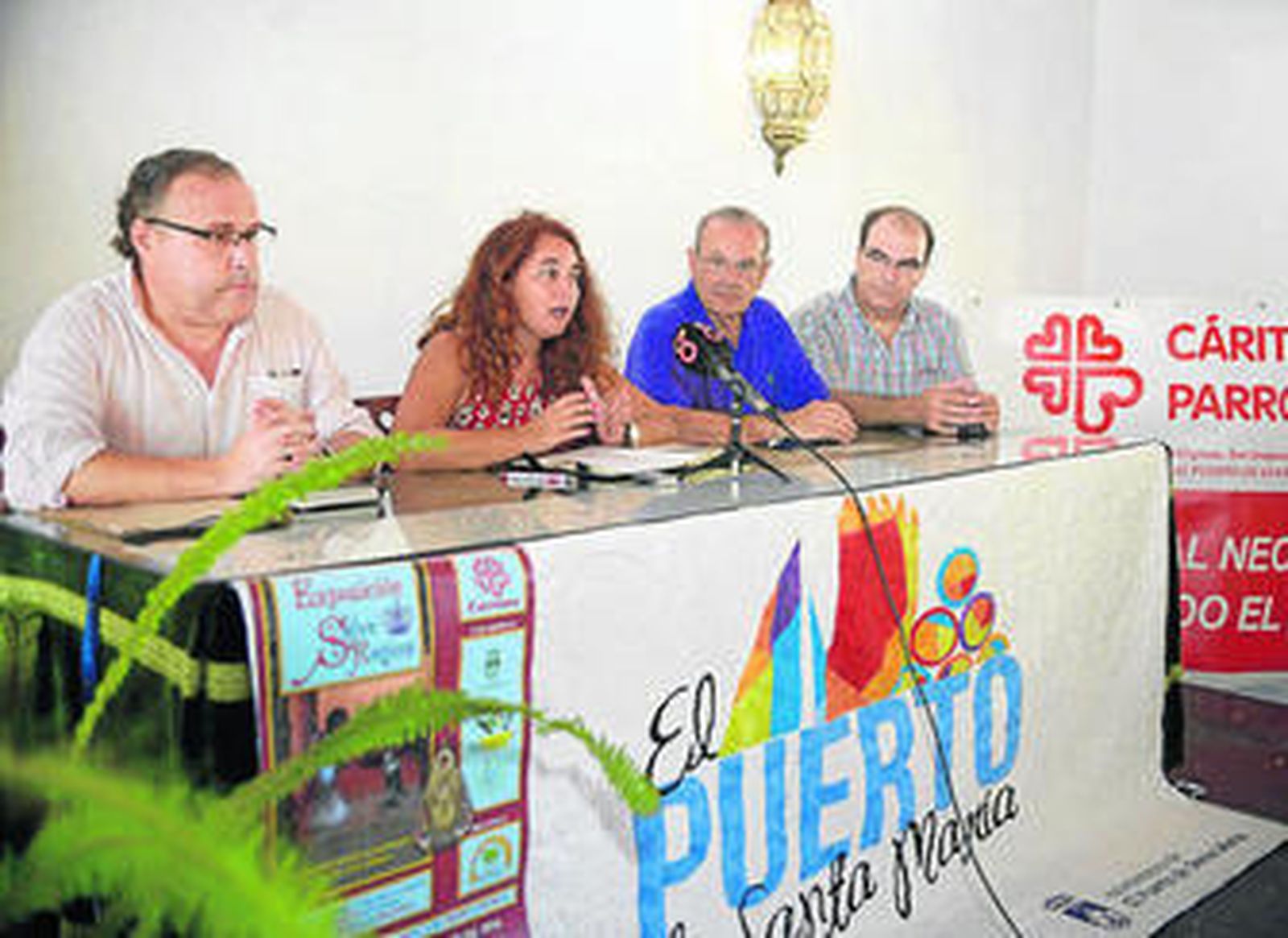 Una imagen de la presentación de la muestra, ayer en Araníbar.