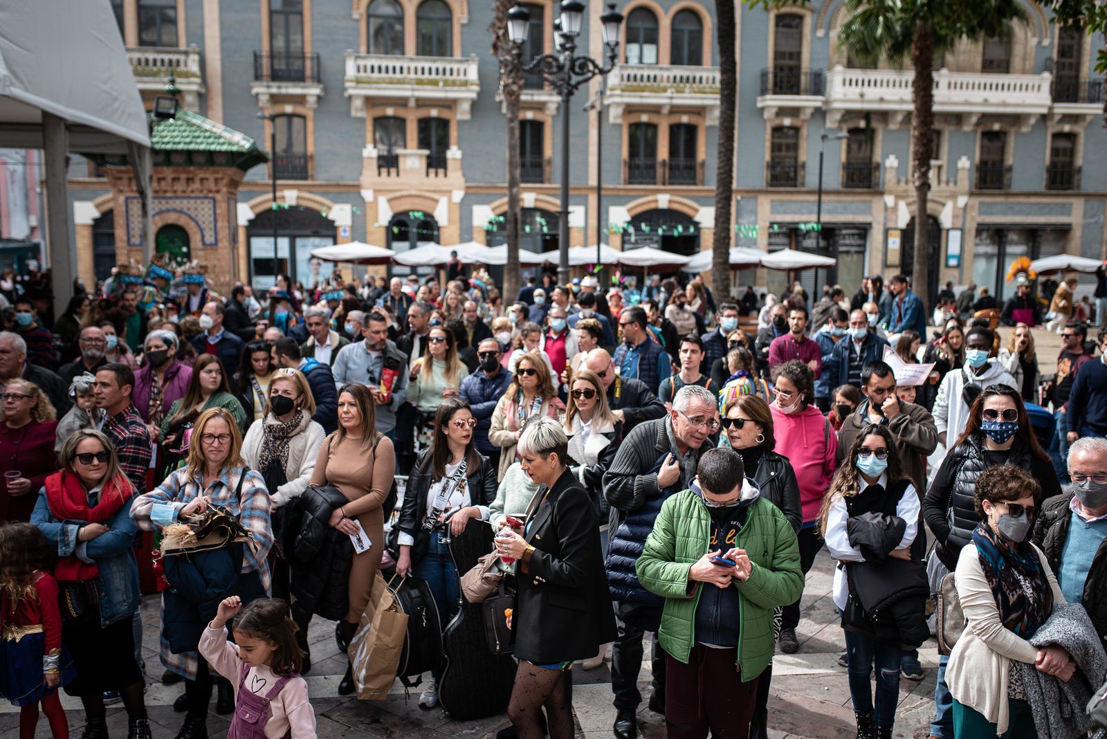 Imágenes de las actuaciones de carnaval en la Plaza de las Monjas