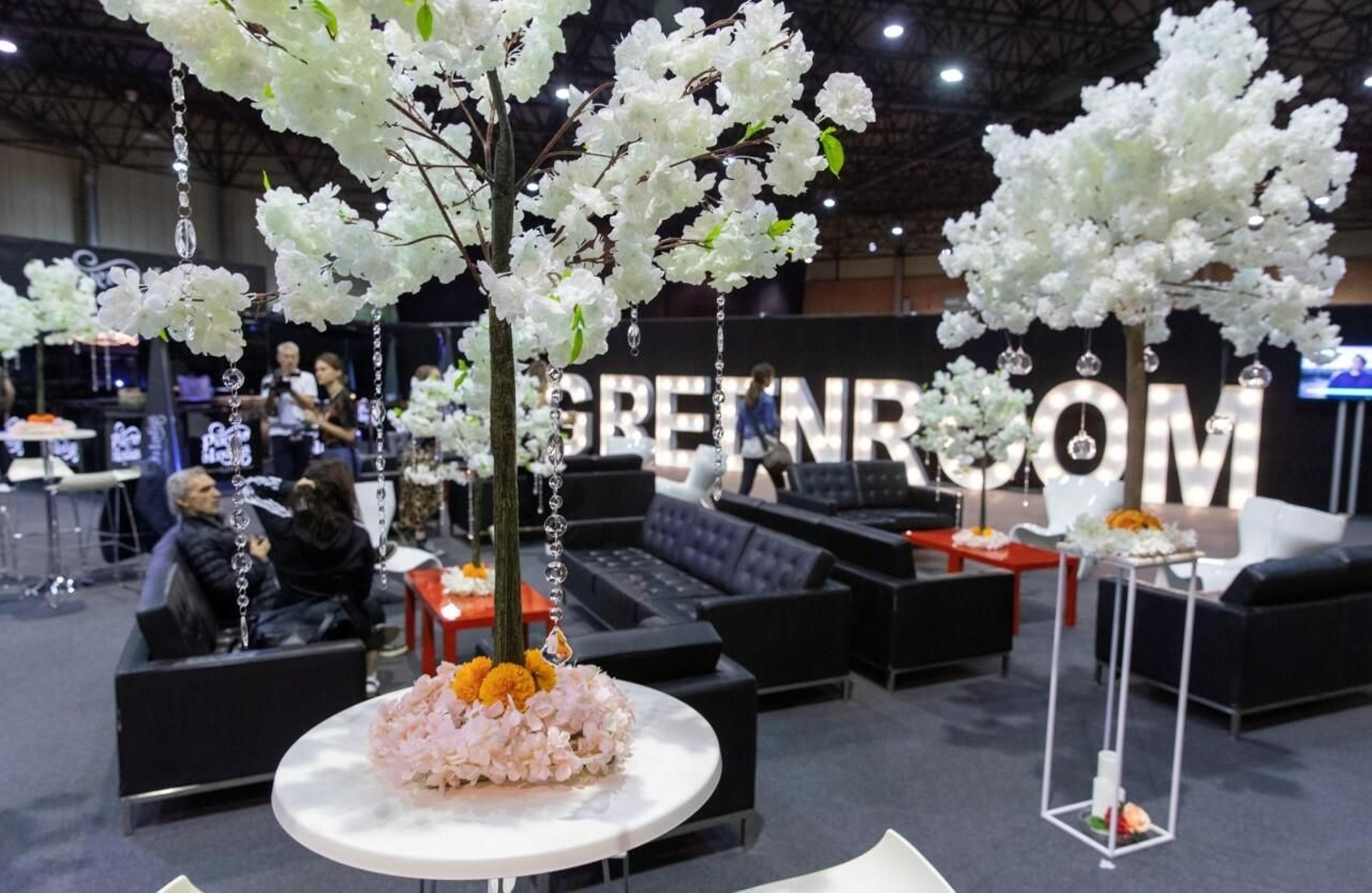 La sala Greenroom, donde festejarán sus premios los galardonados en la MTV EMA