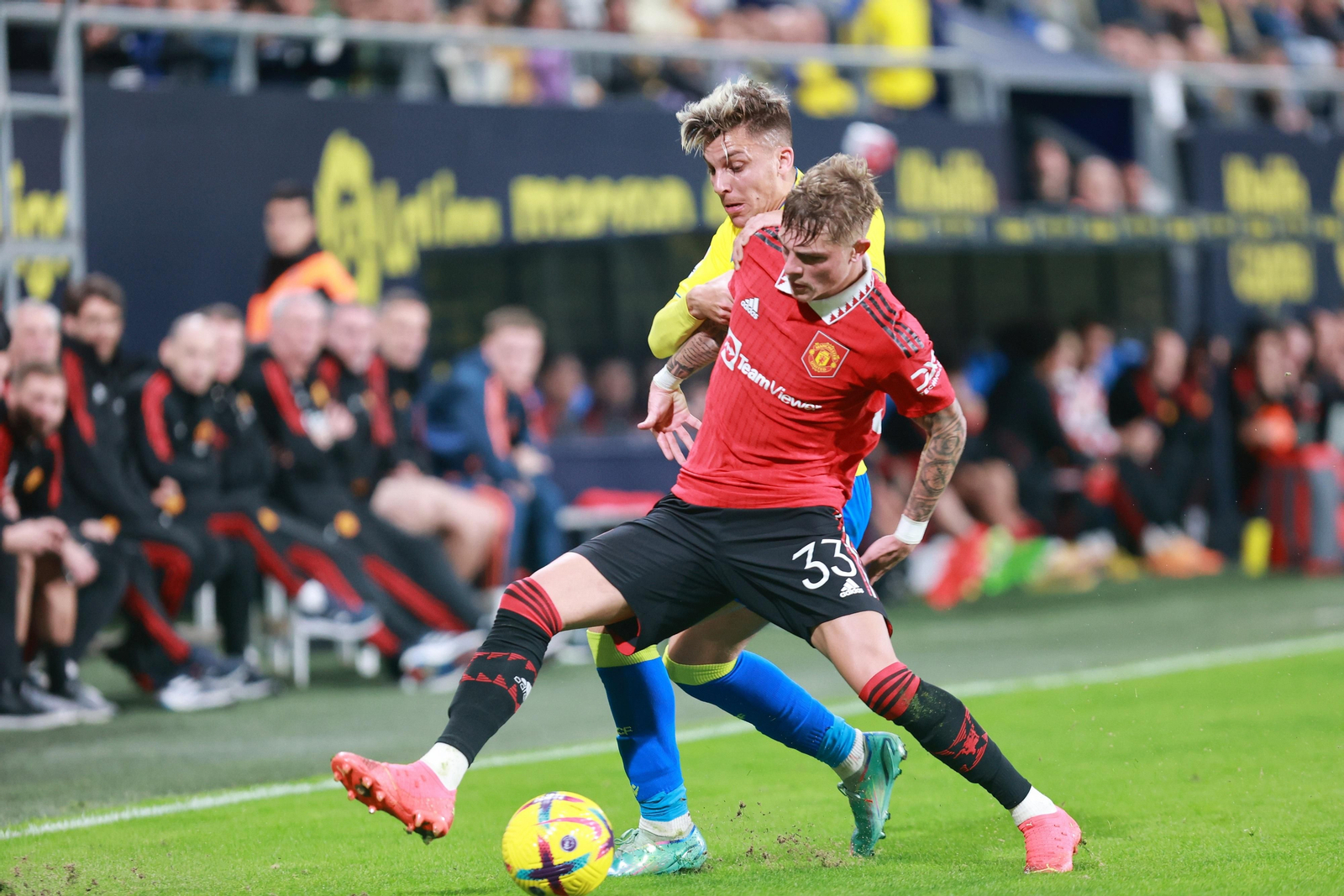 Las imágenes del Cádiz CF-Manchester United