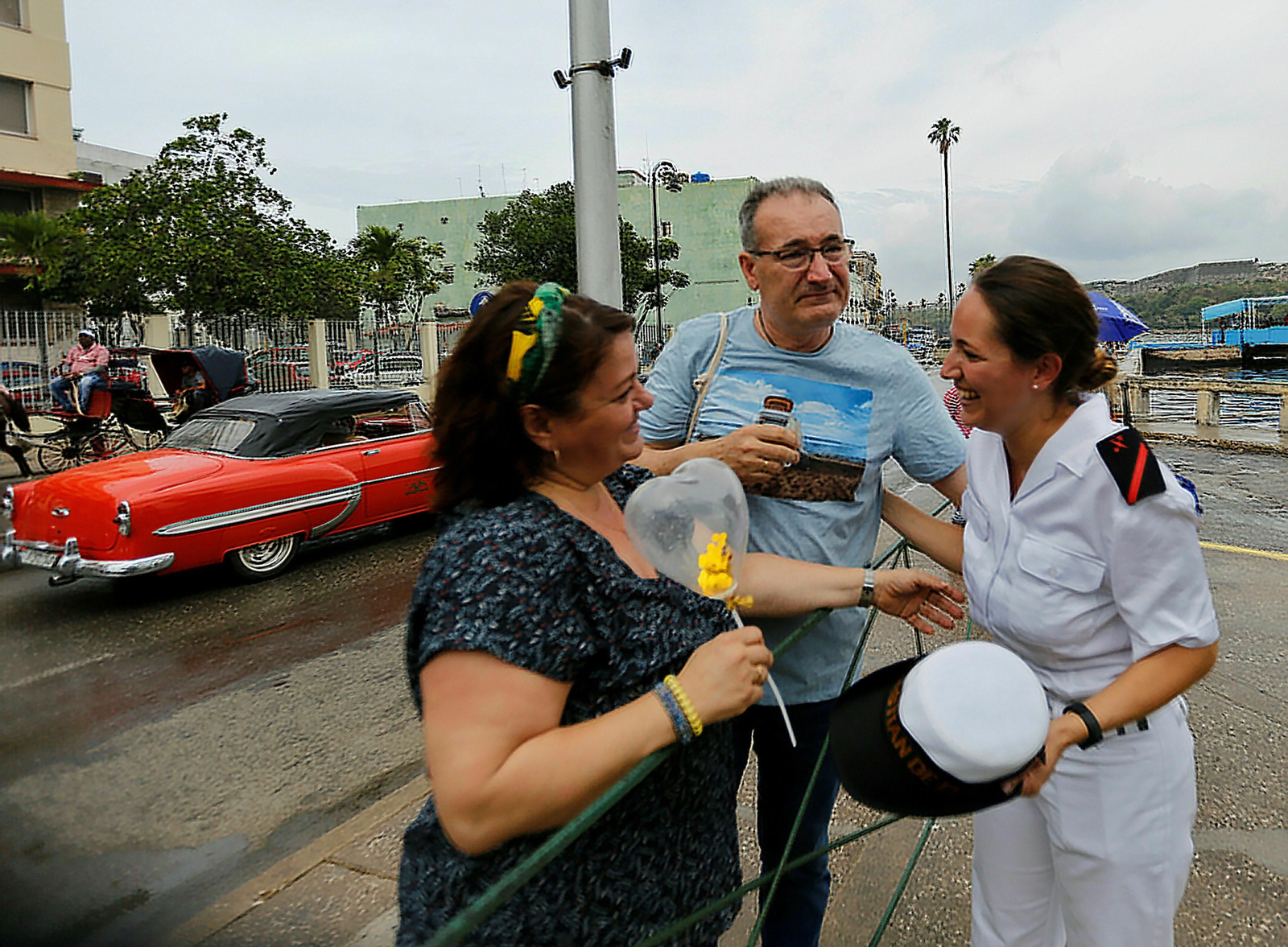 El 'Juan Sebastián de Elcano' en La Habana