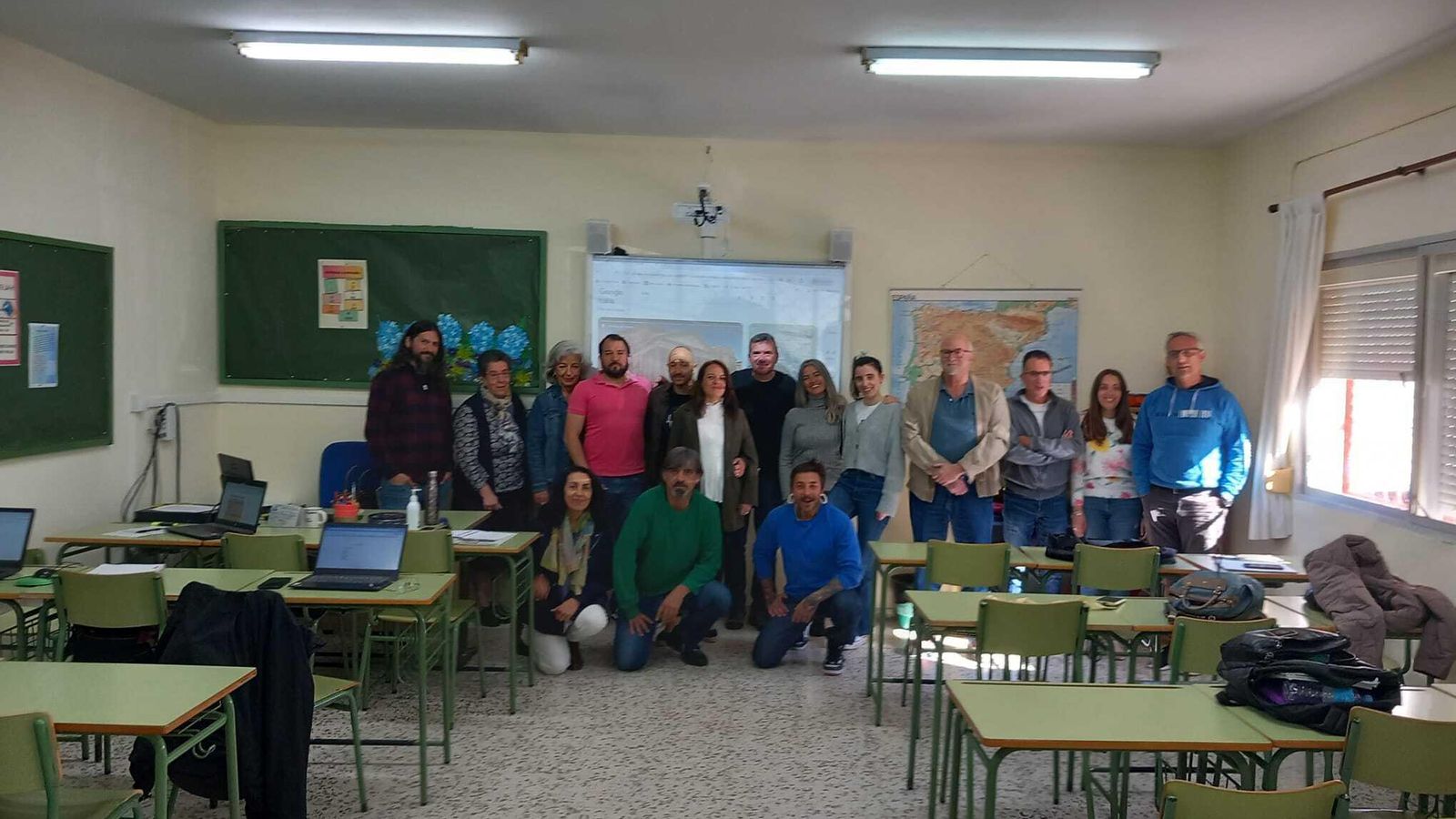 Los participantes en estas jornadas de intercambio.