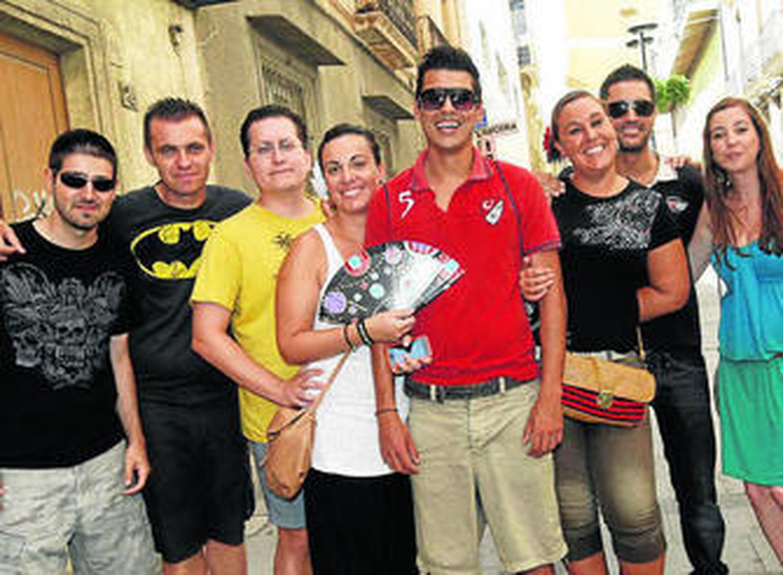 Fran Ferrer, Eugenio Pérez, Miguel Almagro, Maite Martínez,  Antonio Sánchez, Ainara Gayangos, Fran Murcia y Lupe Martínez.