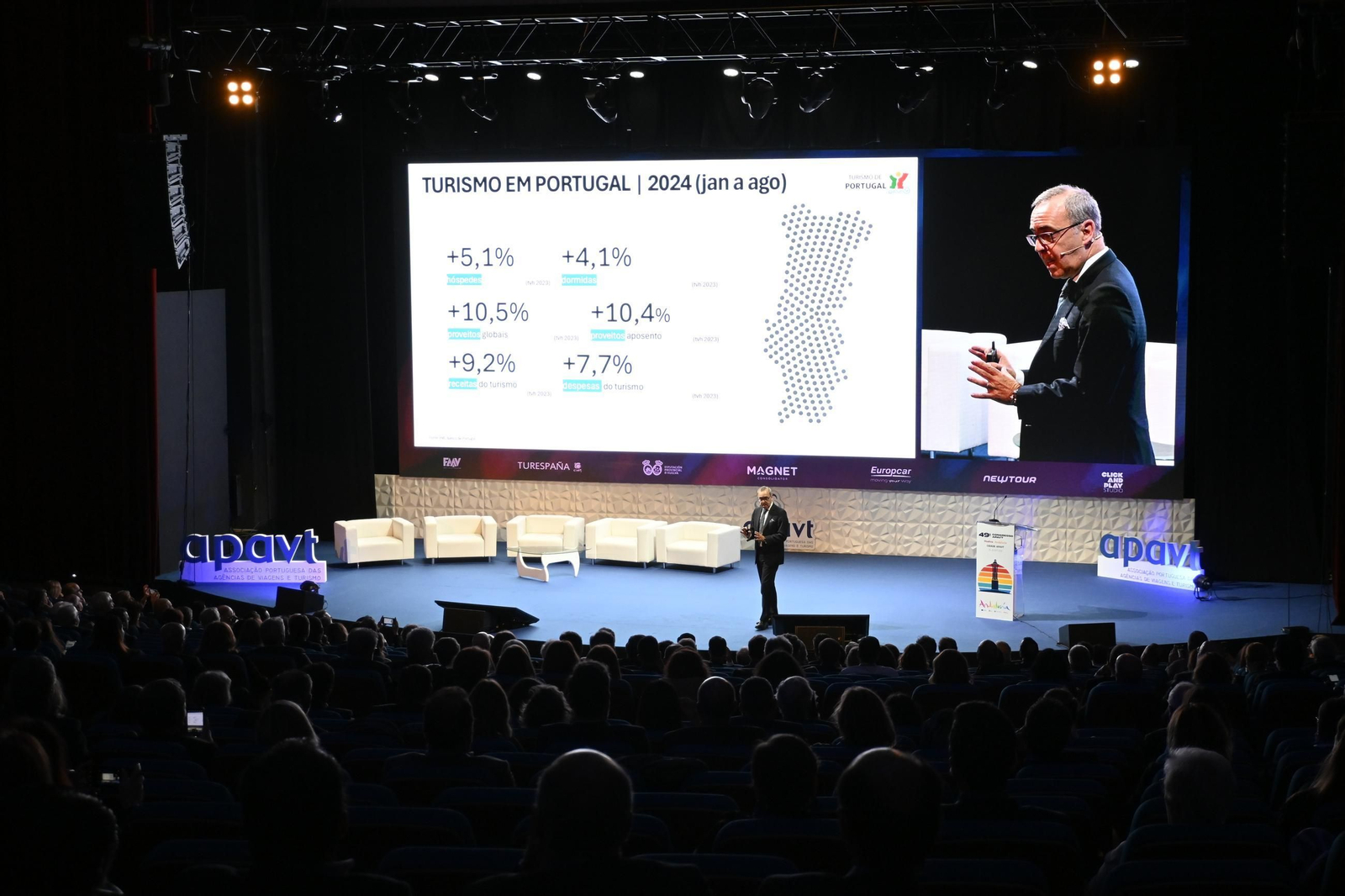 Imágenes de la inauguración del 49 Congreso de la Asociación Portuguesa de Agencias de Viajes y Turismo