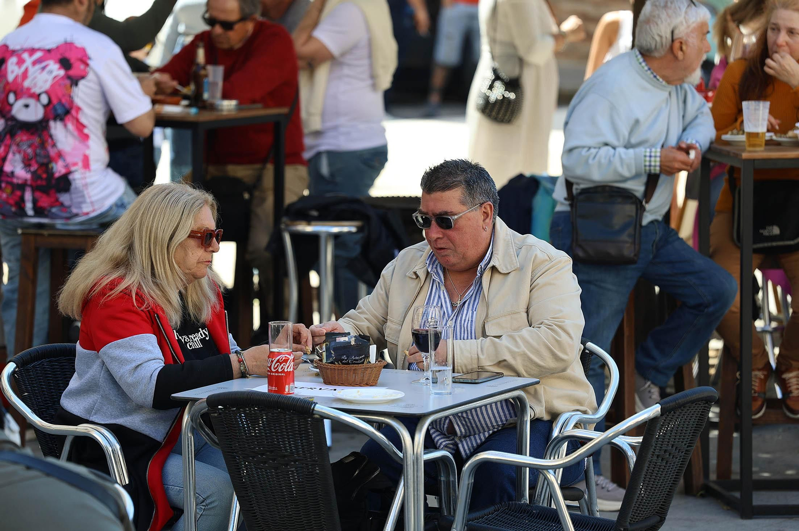 Imágenes del ambiente en el encuentro del gurumelo en el Parque de la Luz