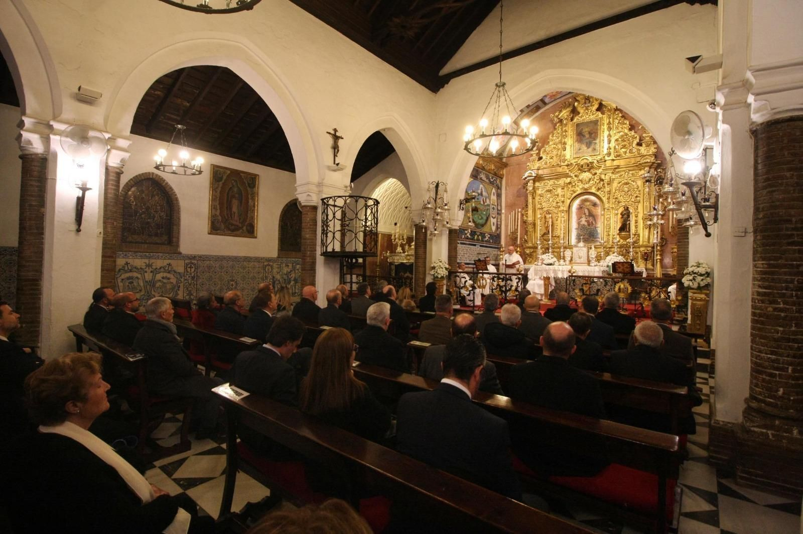 La misa previa a la firma del documento Huelva Ciudad Mariana.