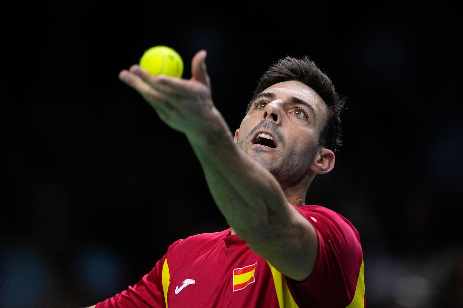 Las fotos de la derrota de España en el dobles ante Países Bajos