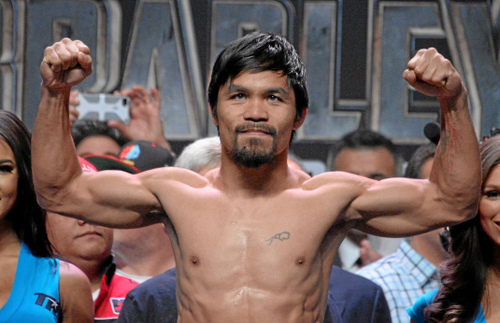 El boxeador Manny Pacquiao
