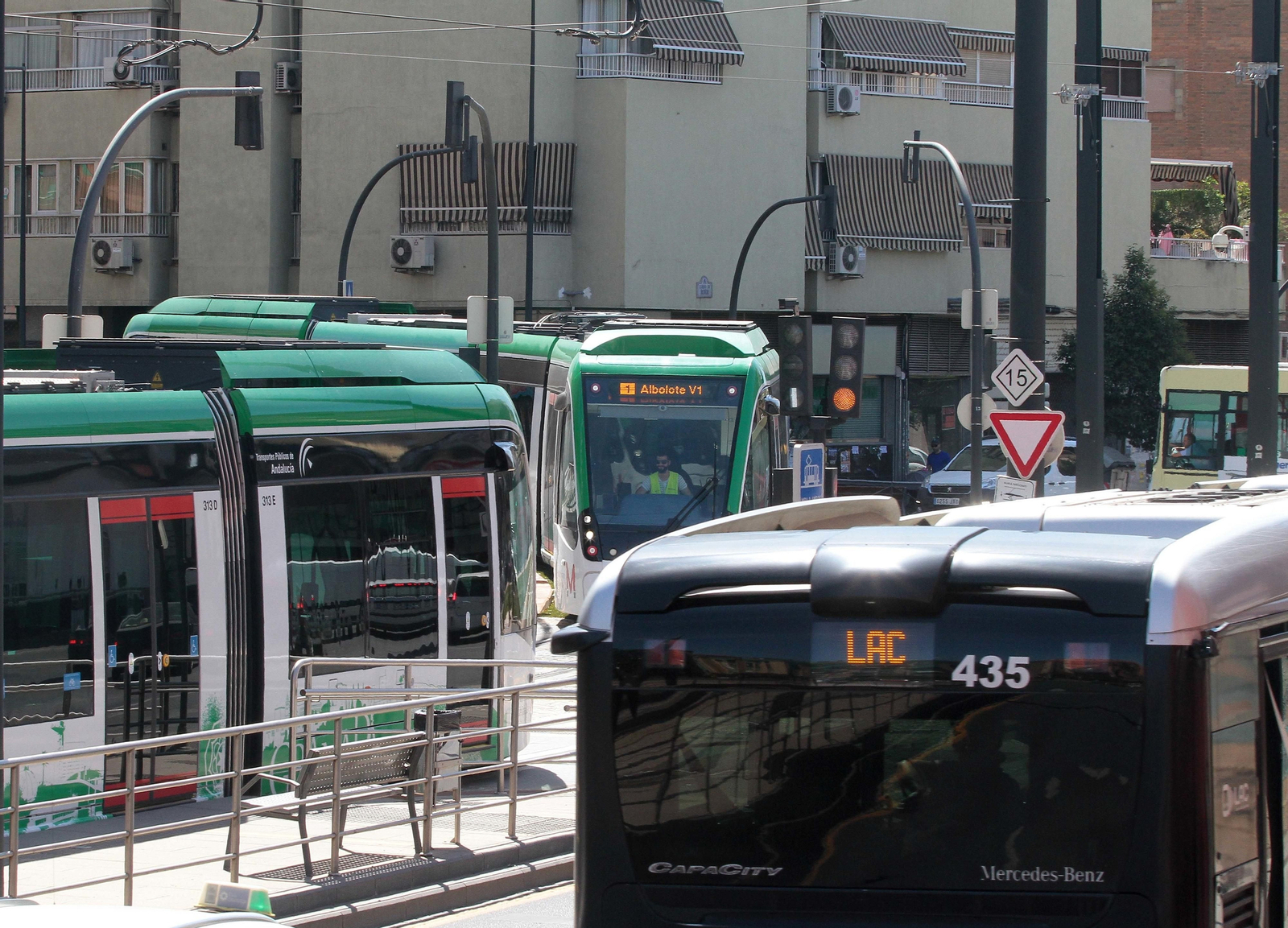 La imágenes de las pruebas del tranvía