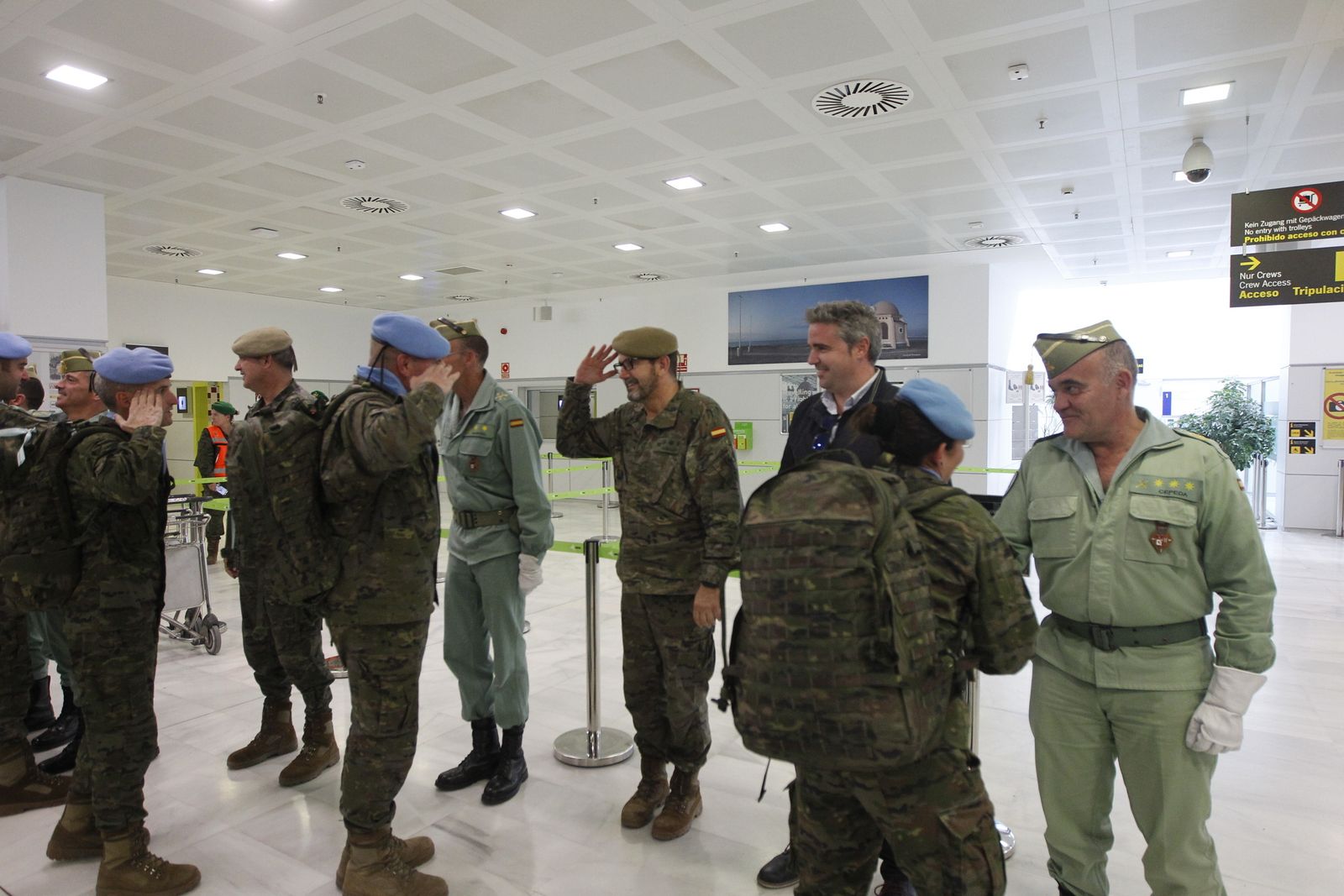 Fotogalería despedida contingente militar al Líbano