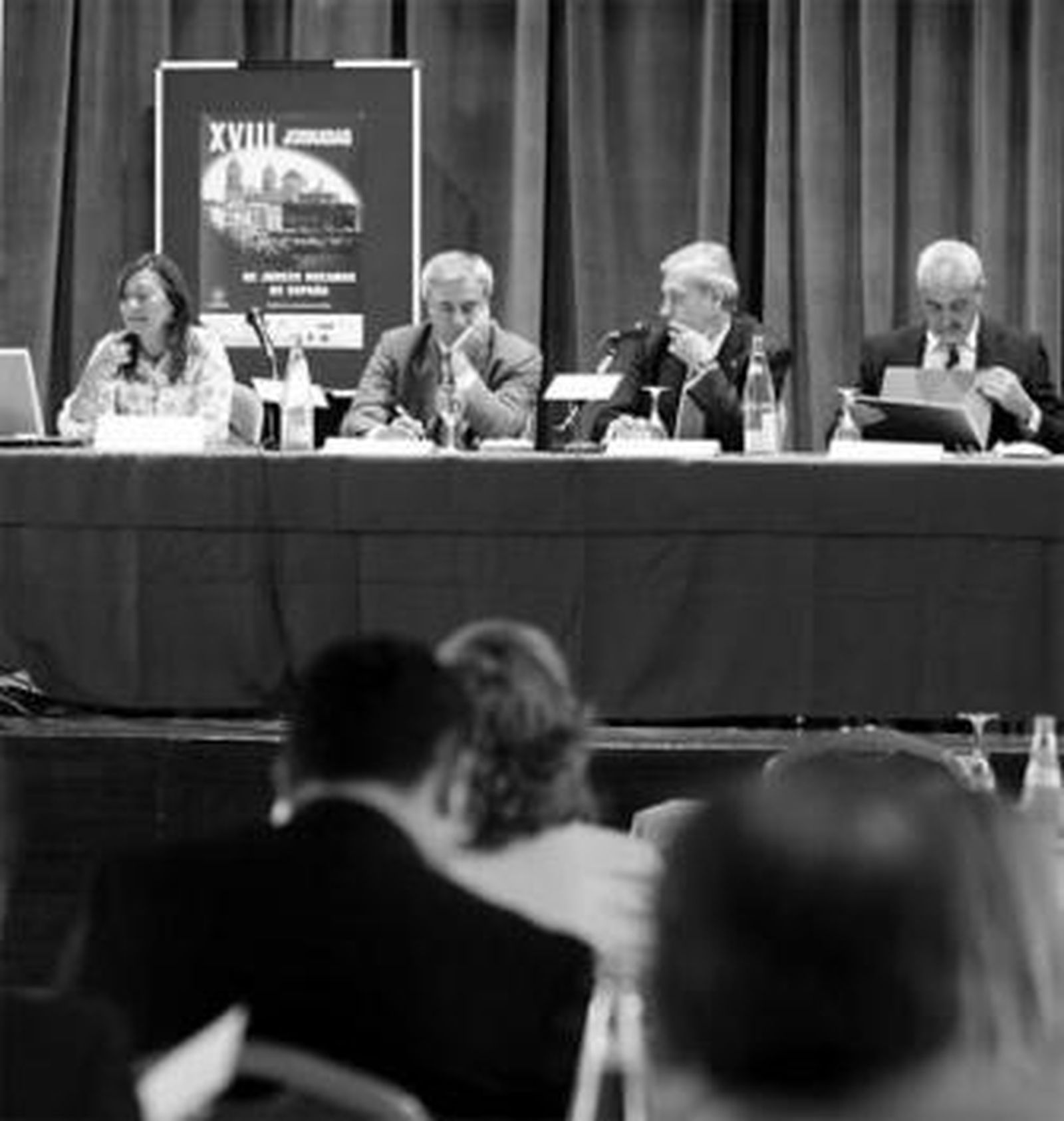 Una de las sesiones de las jornadas de jueces decanos.