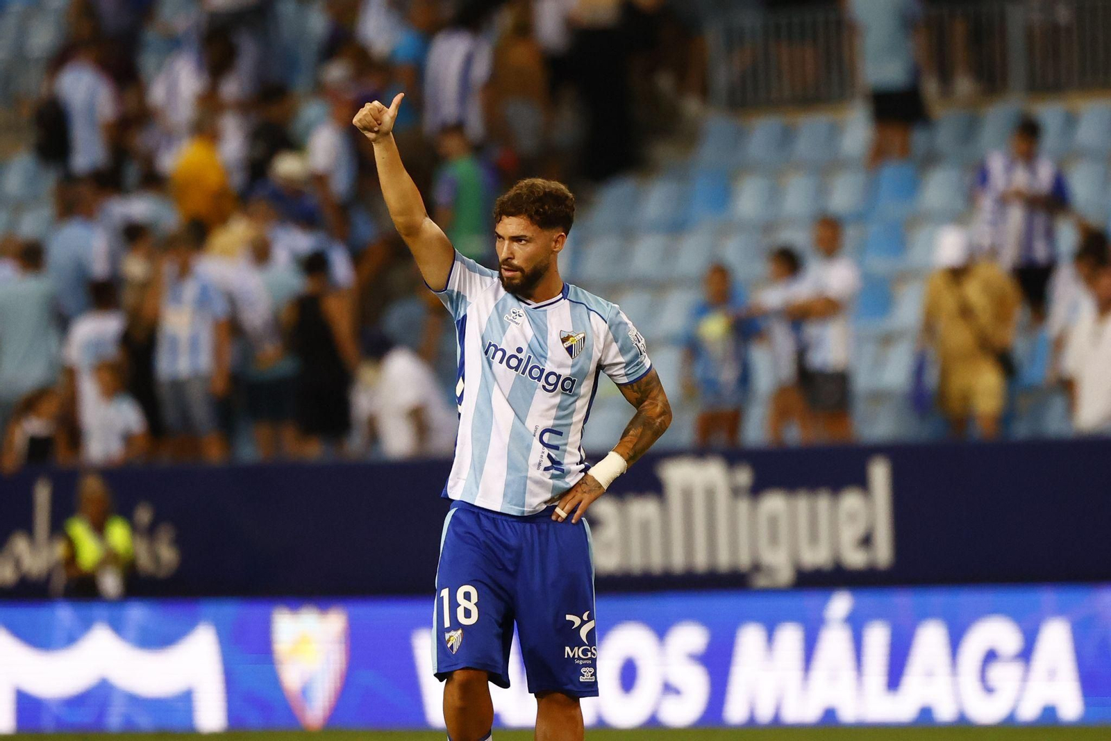 El Málaga CF - SD Eibar, en fotos