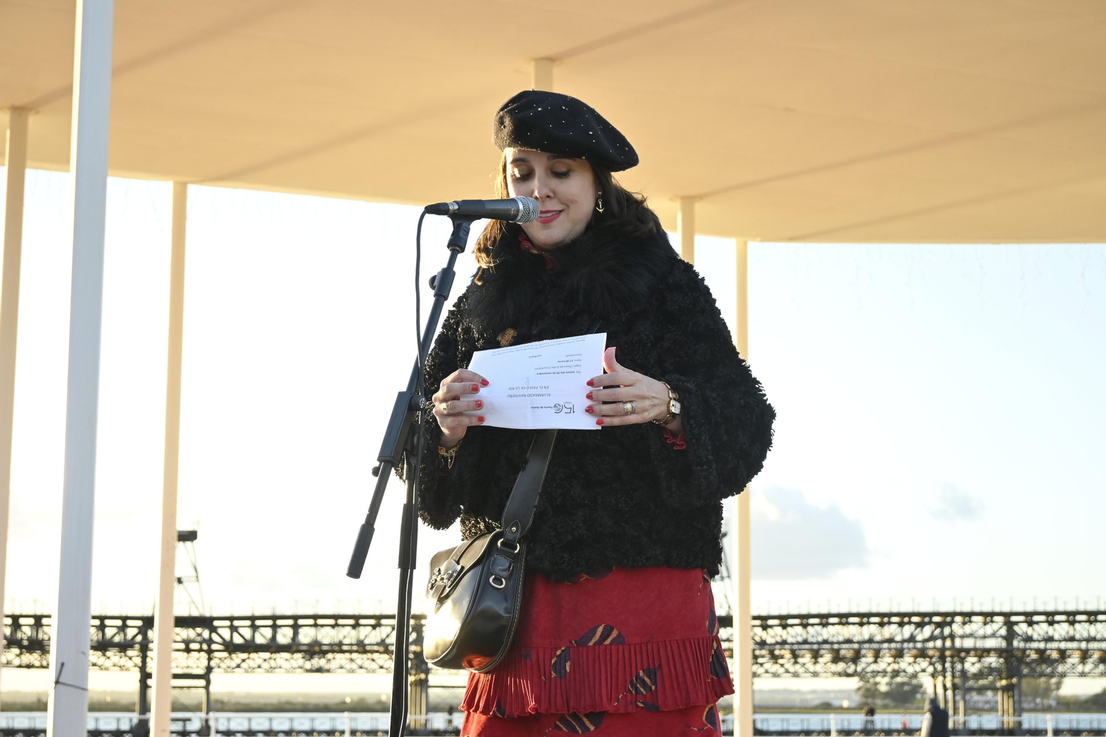 Alumbrado del Puerto de Huelva, en imágenes