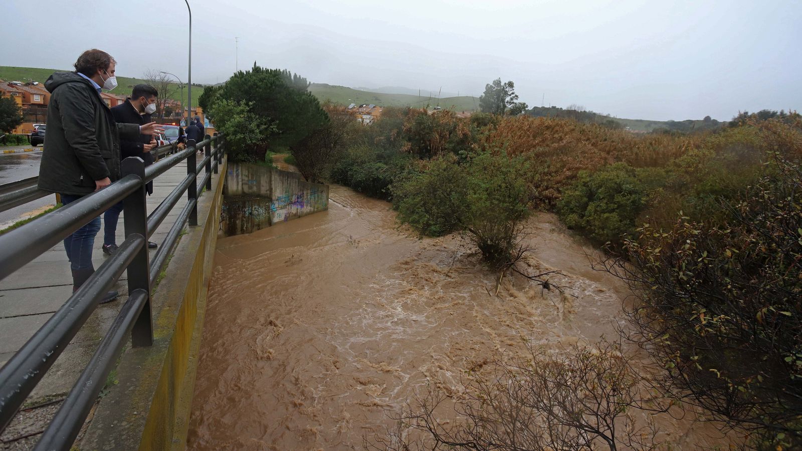 Inundaciones en la urbanización La Aldea