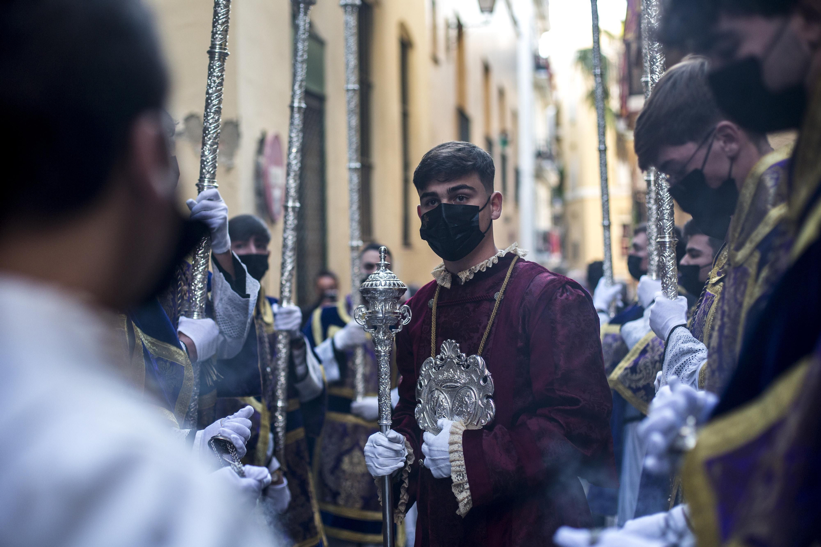 El traslado del Cristo de la Sentencia a la catedral en imágenes