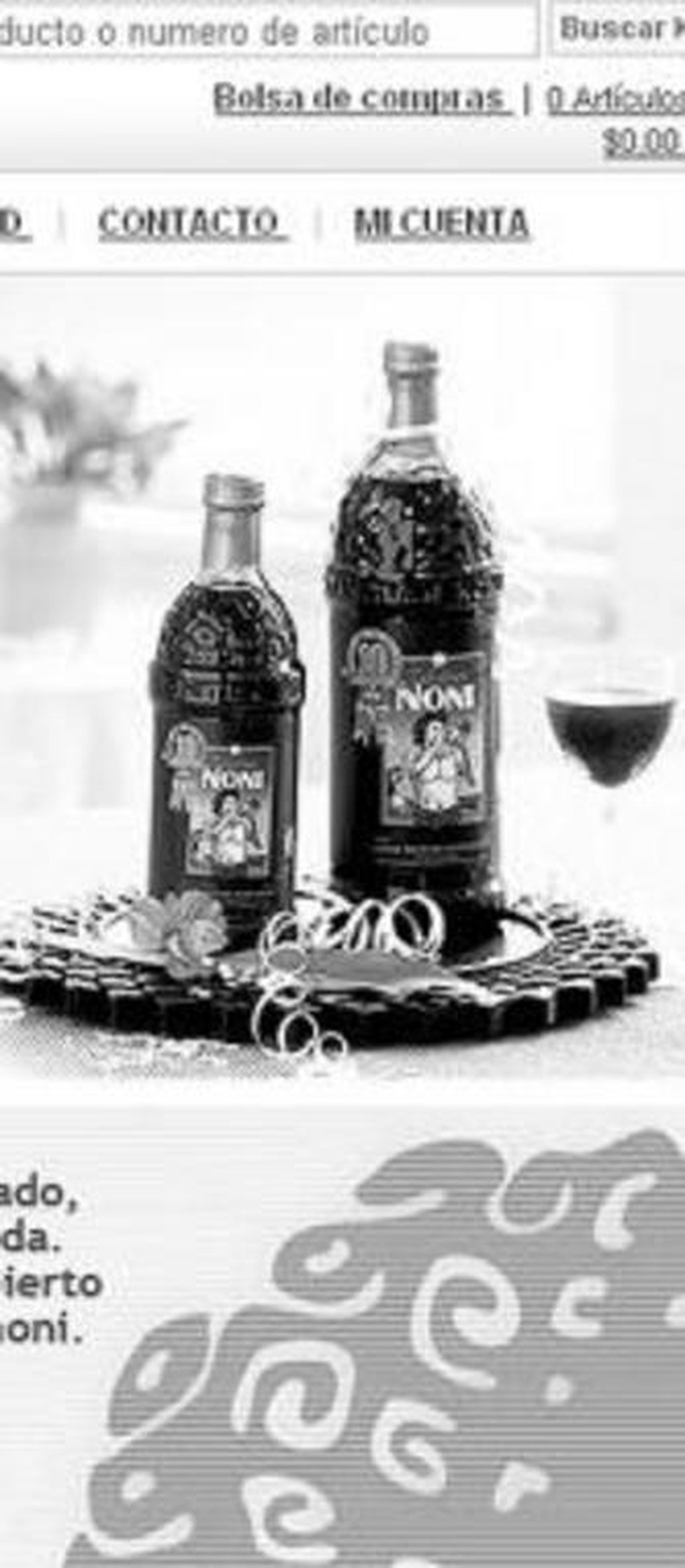 El zumo se vende en internet.