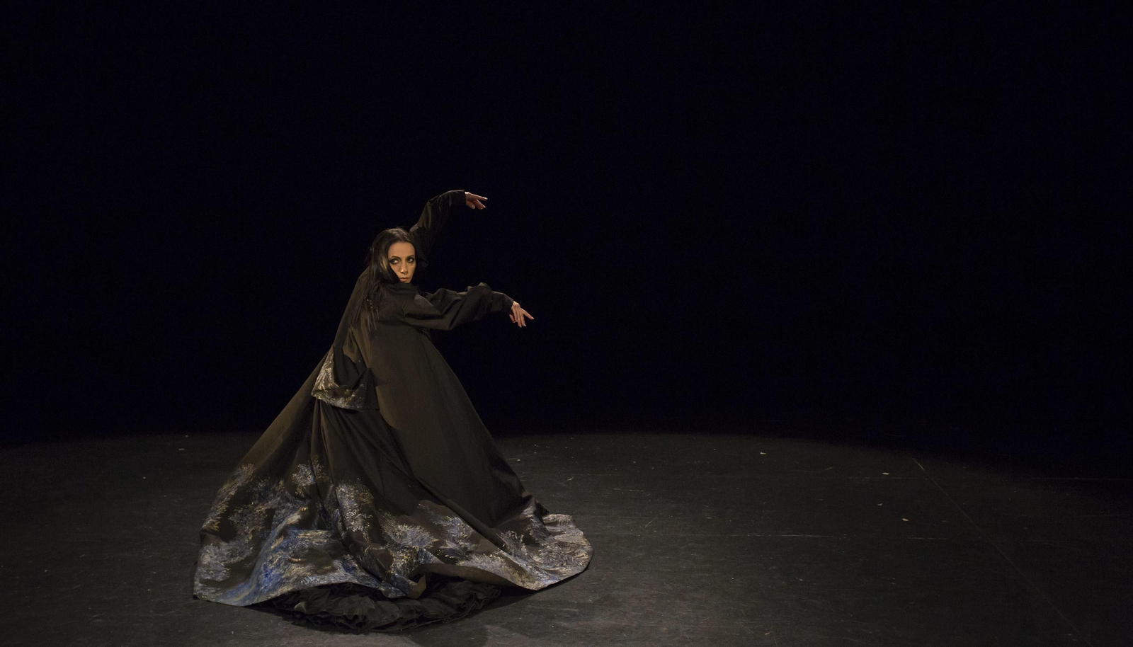 Eva Yerbabuena en el ensayo del espectáculo 'cuentos de azúcar'