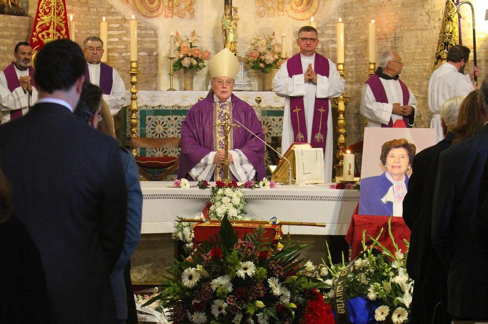 Imágenes del funeral de Pilar Pulgar