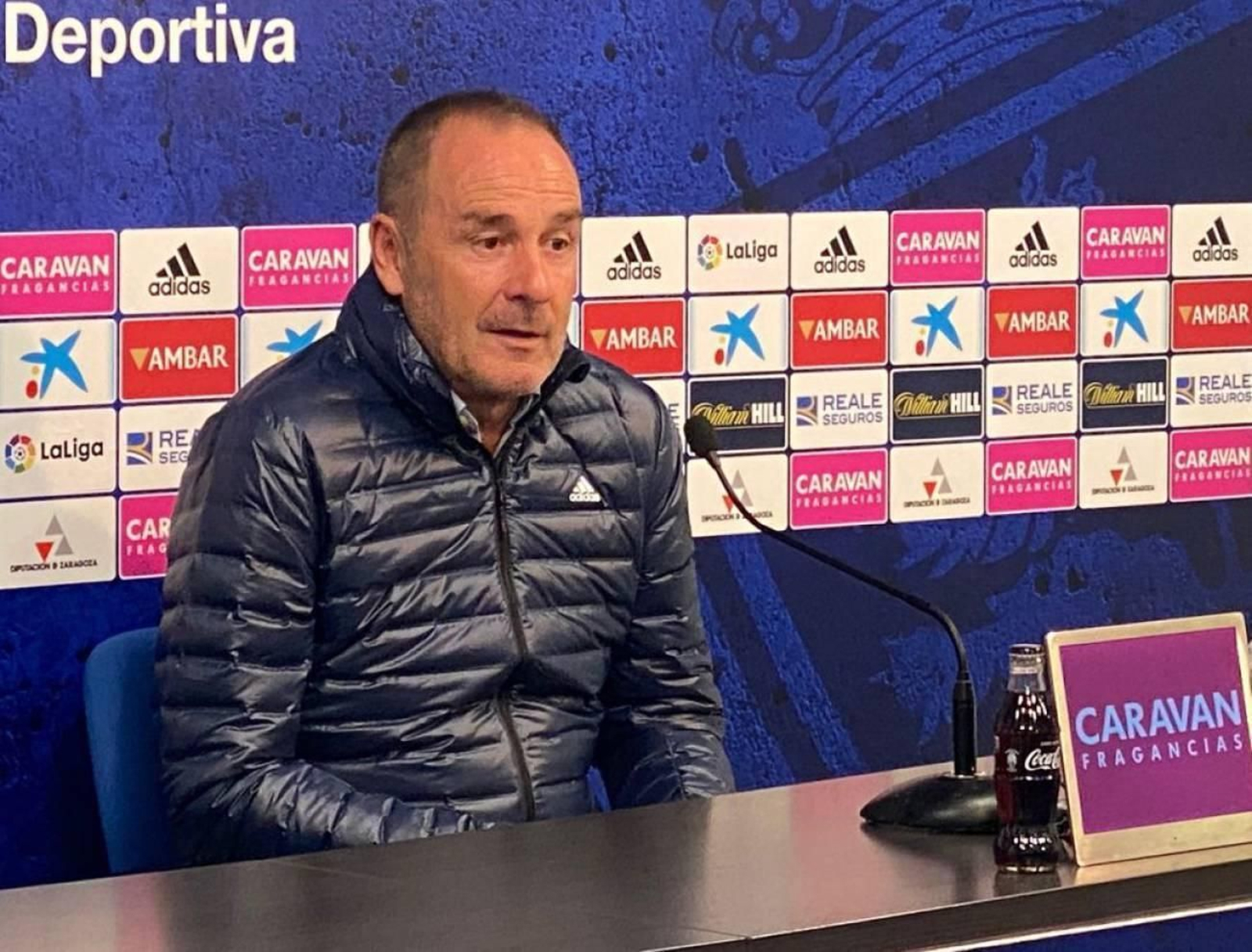 Víctor Fernández, entrenador del Zaragoza.