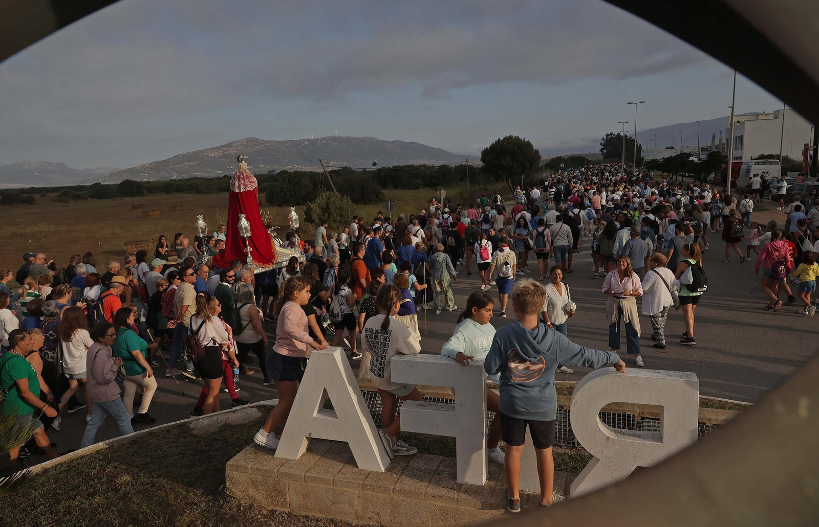 Fotos del regreso de la Virgen de la Luz a su santuario en Tarifa